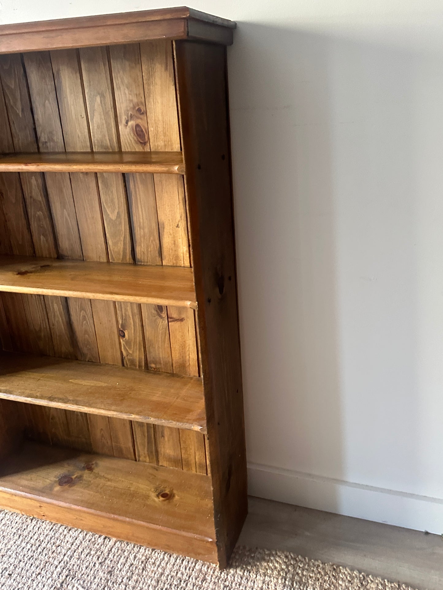 Pine shelves