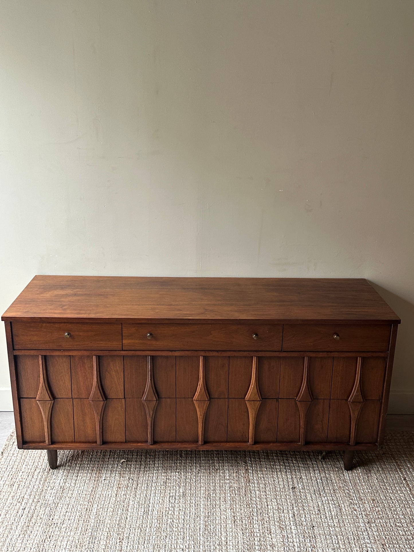 Walnut credenza