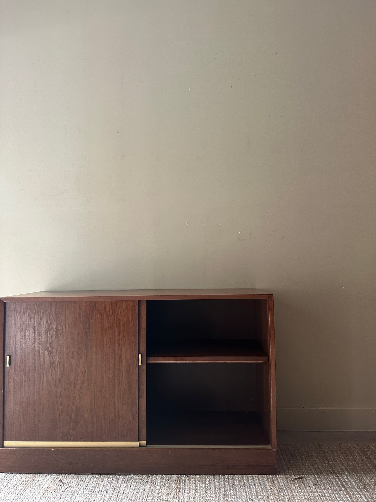 Walnut console