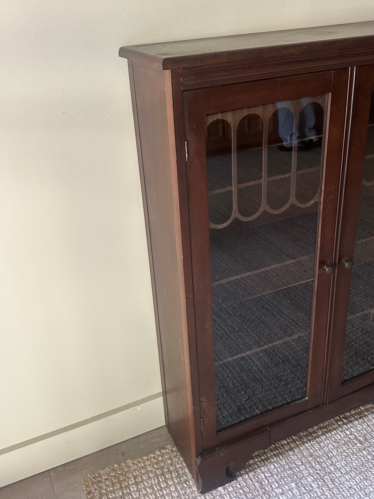 Mahogany display case