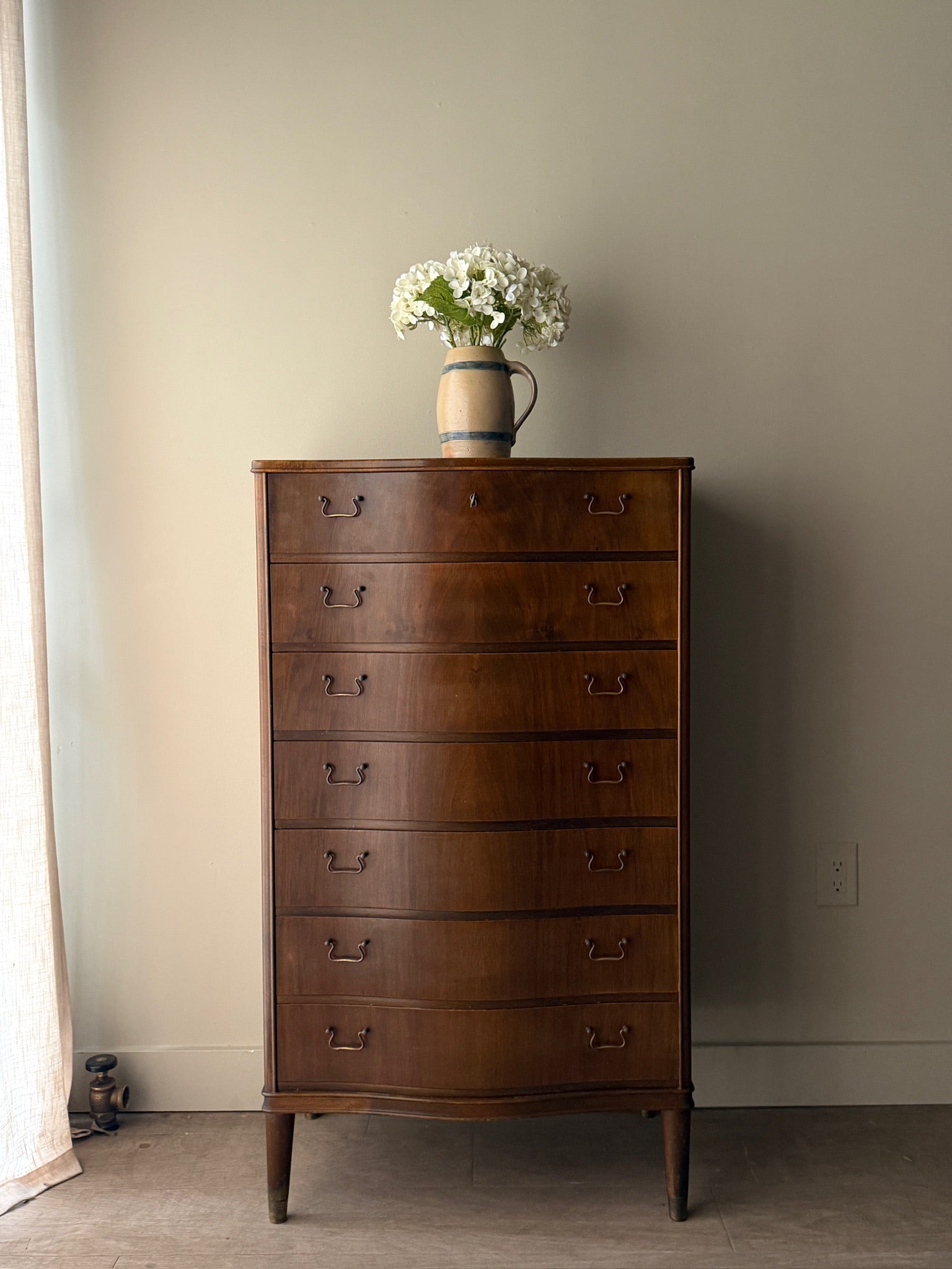 dresser tallboy Danish walnut 33 x 22.25 x REVOLVE X by NBD Color:Teal-MNC1696 kid dress