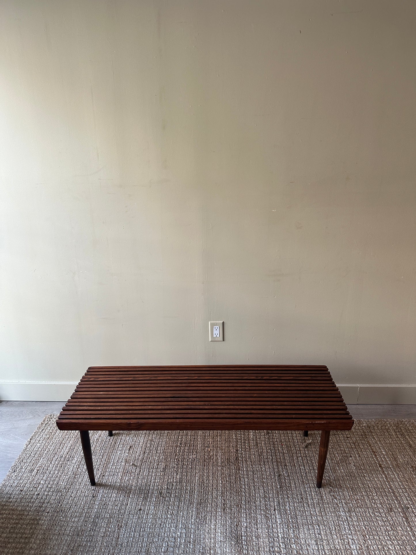 Slat coffee table