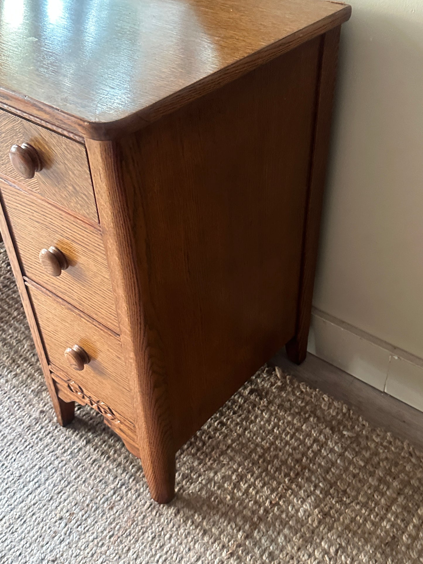 Oak vanity