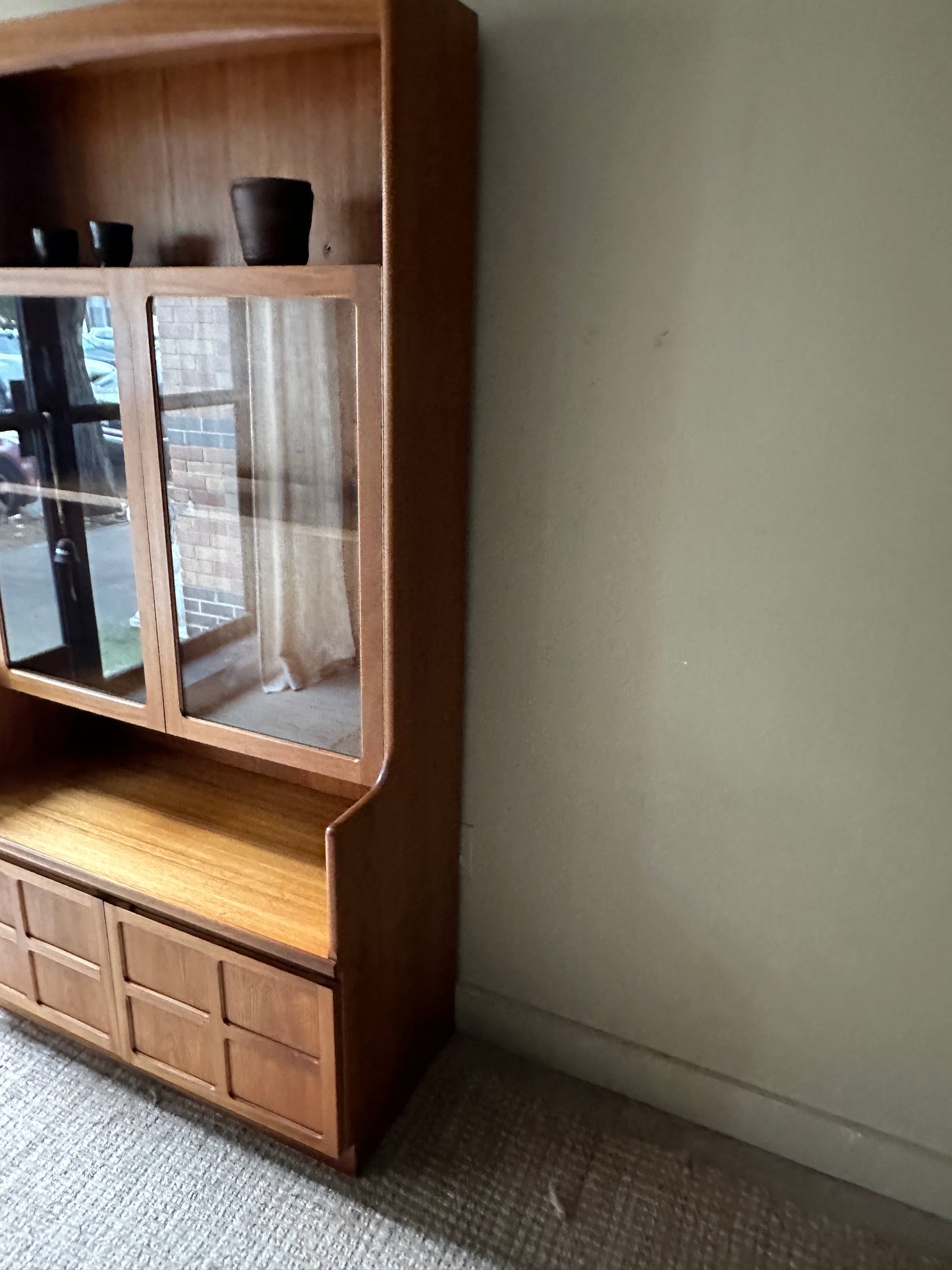 Danish teak hutch
