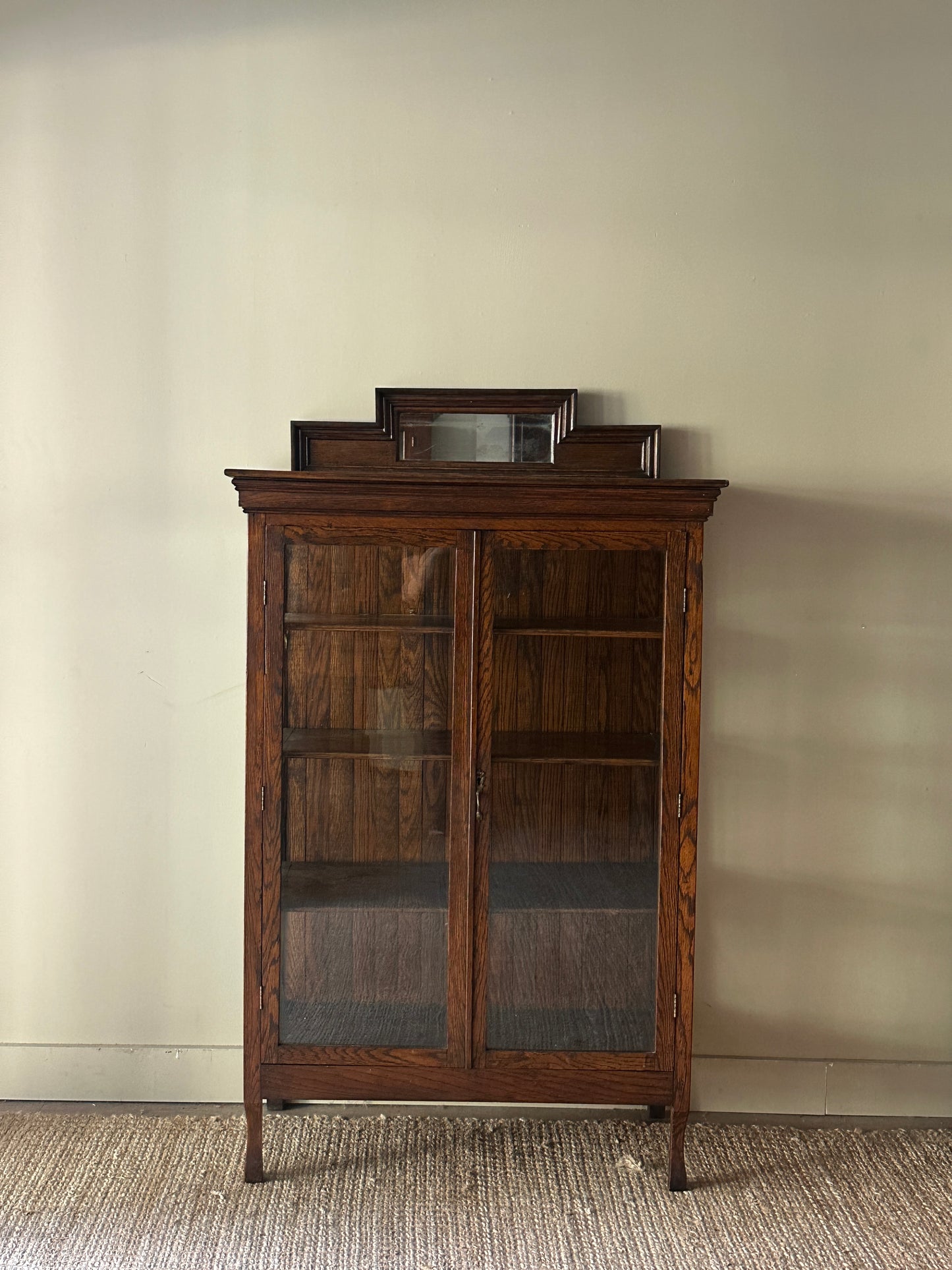 Oak display case