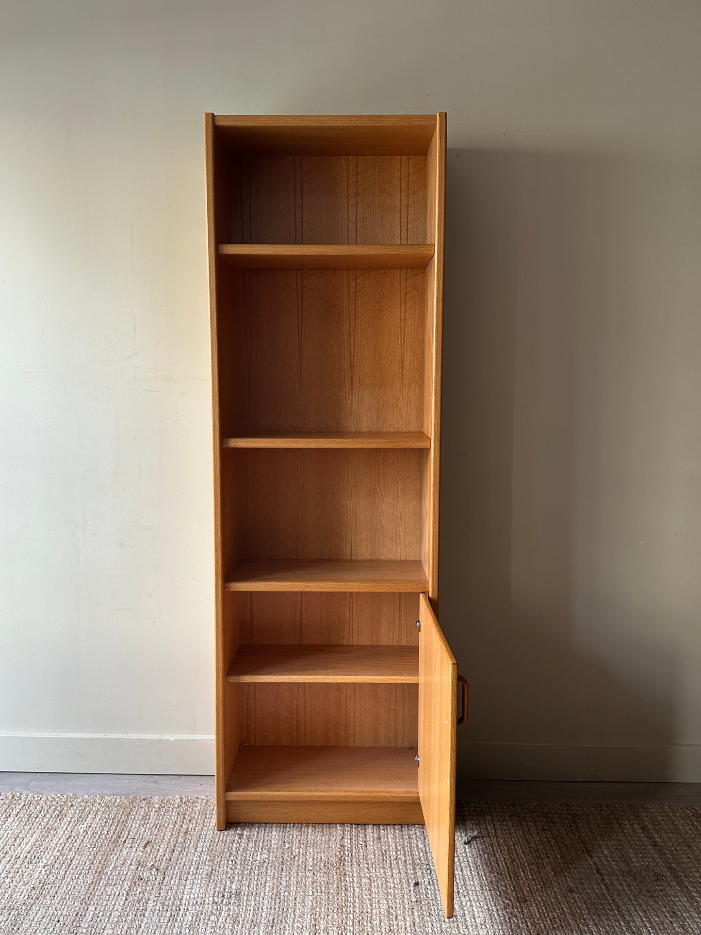 Danish oak bookcase