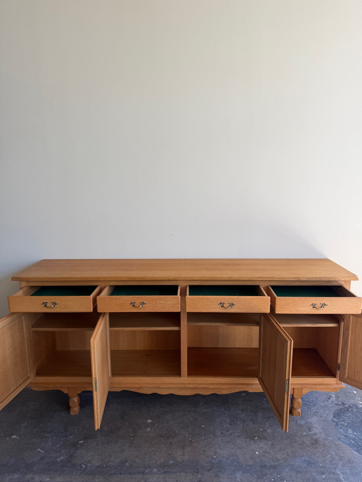 Hundstrup Mobelfabrik Danish oak sideboard