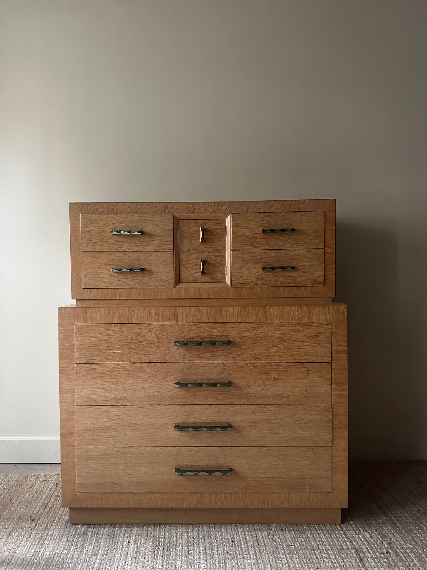Robinson blonde oak tallboy