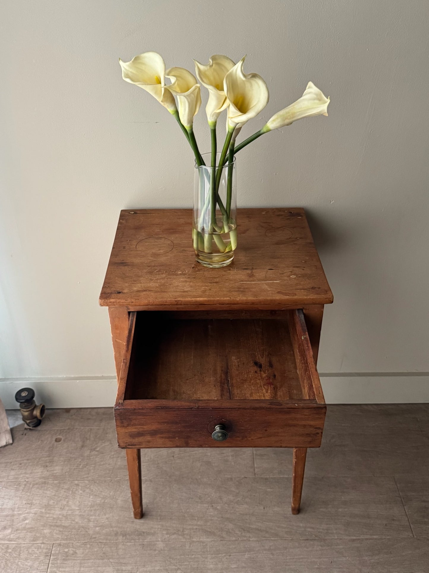 Federal pine side table