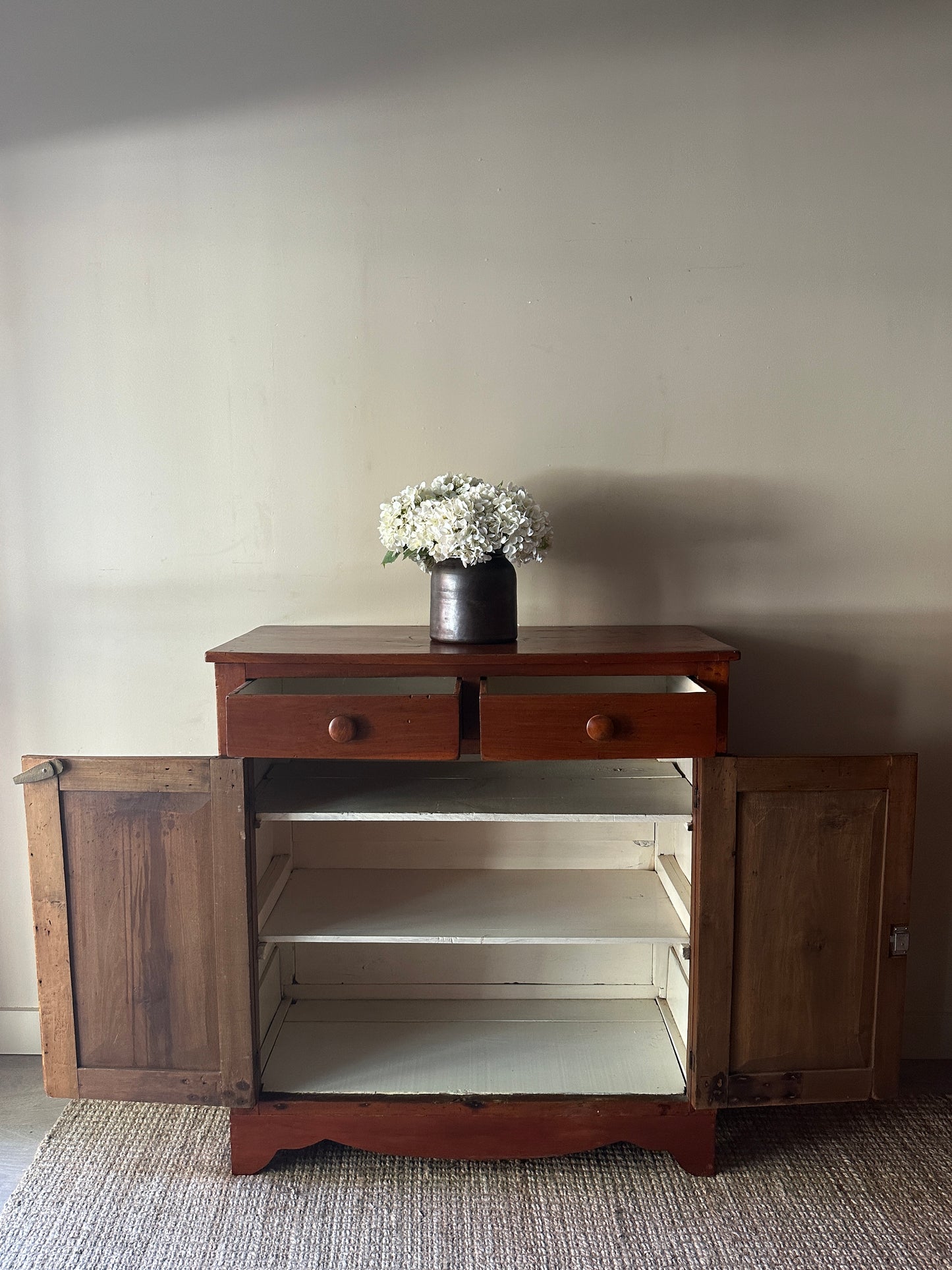 Pennsylvania pine jelly cupboard