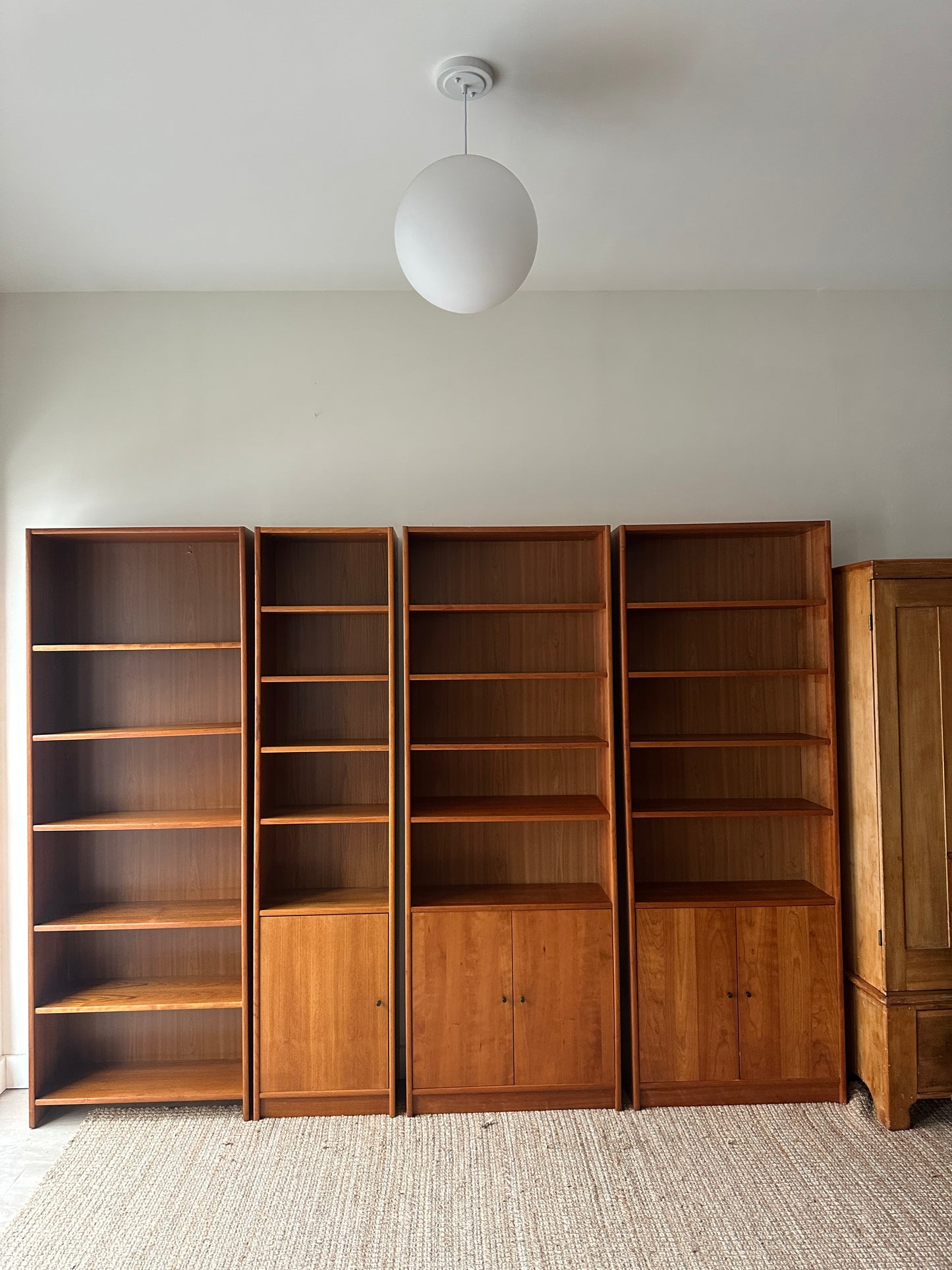 Teak bookshelf
