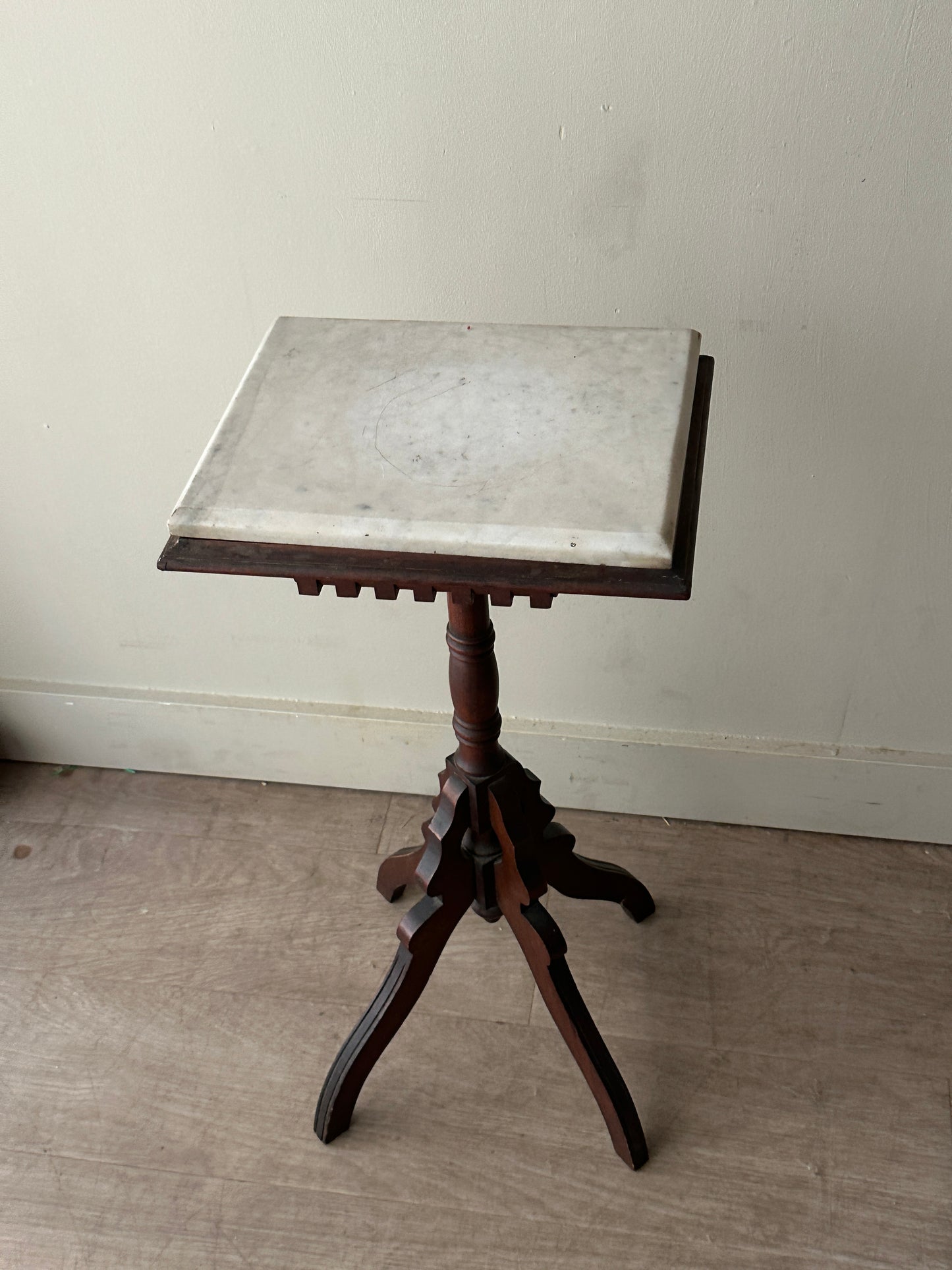 Marble Top Pedestal