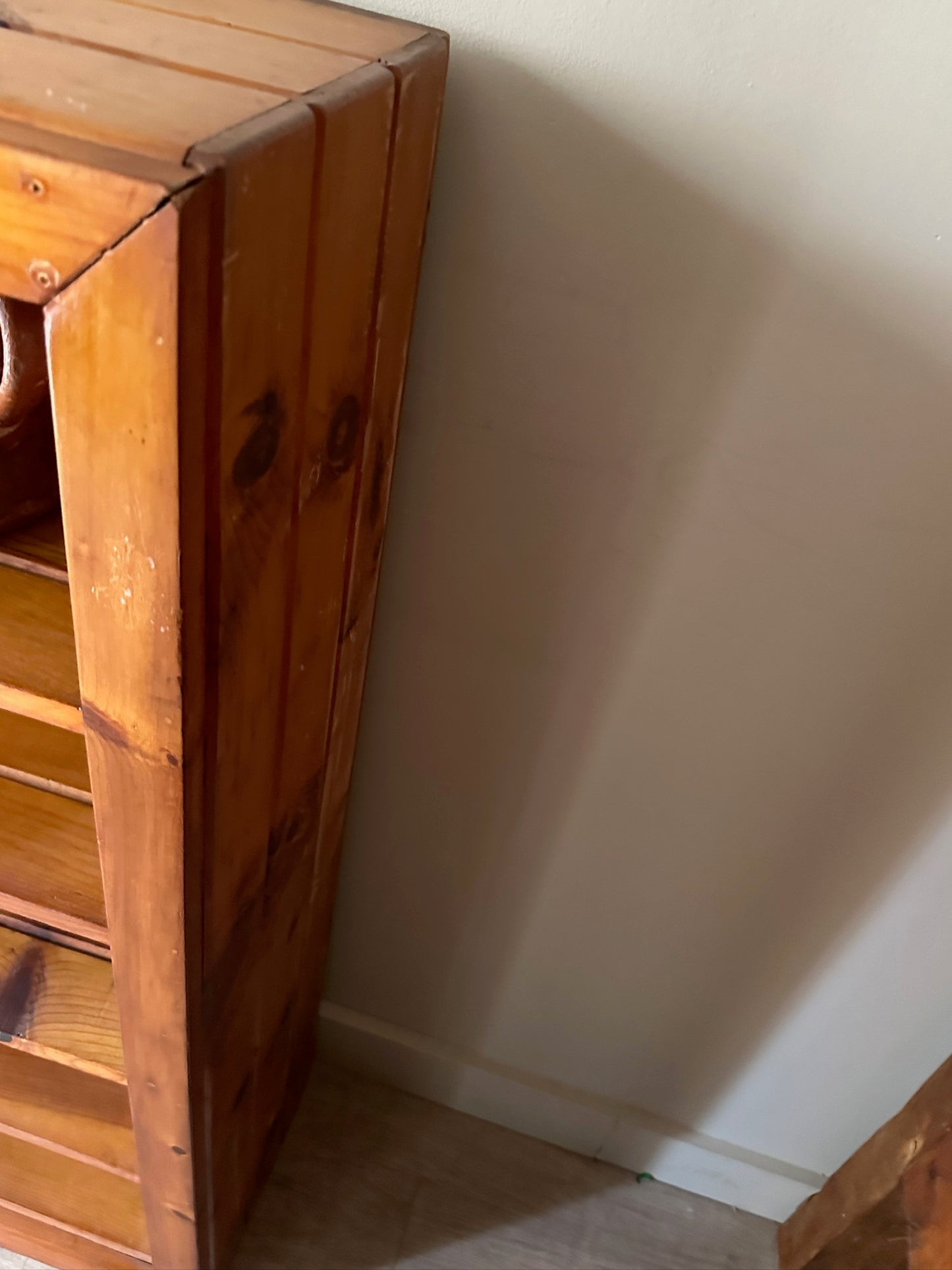 Farmhouse pine shelf