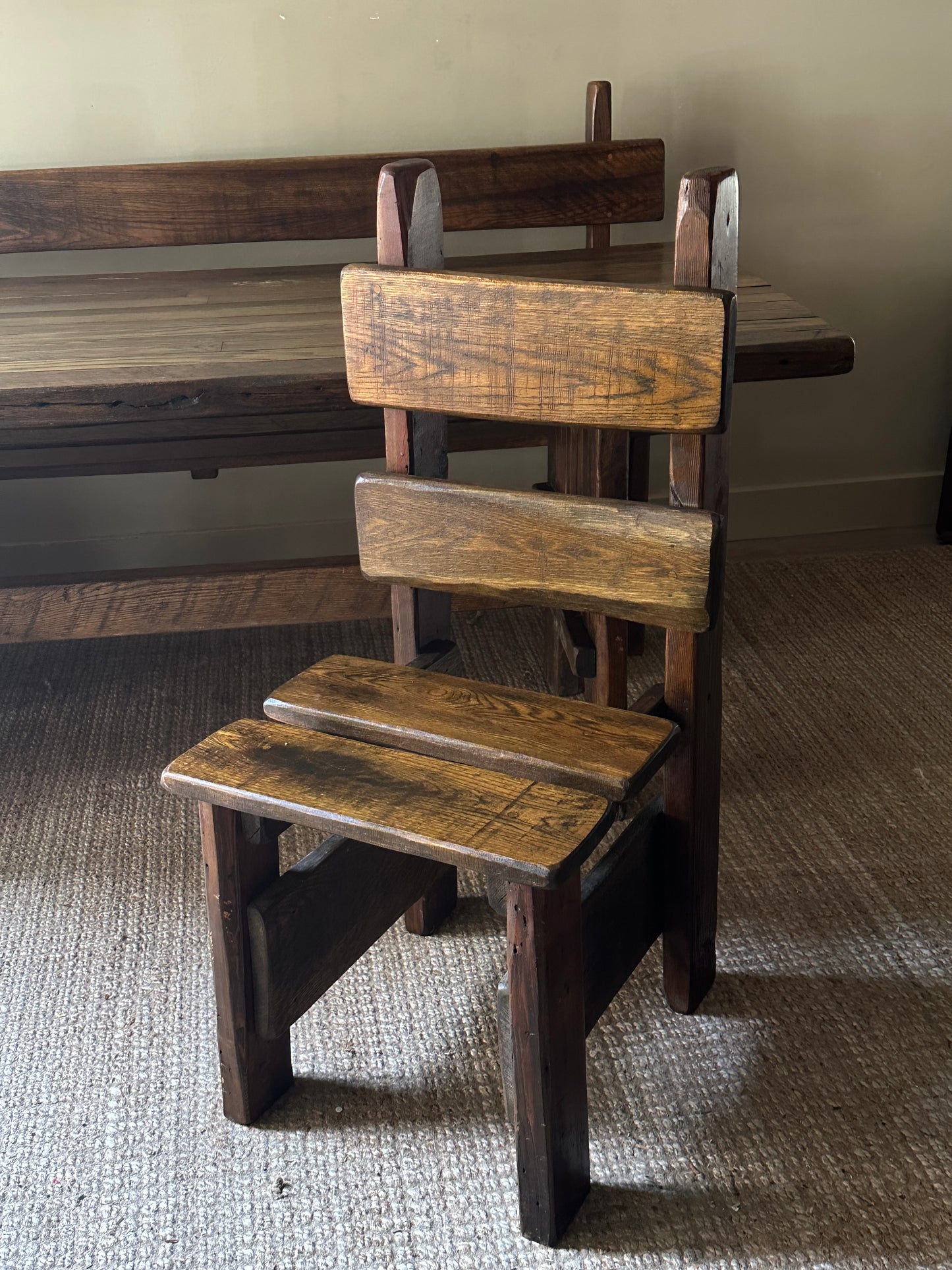 Pine dining set.