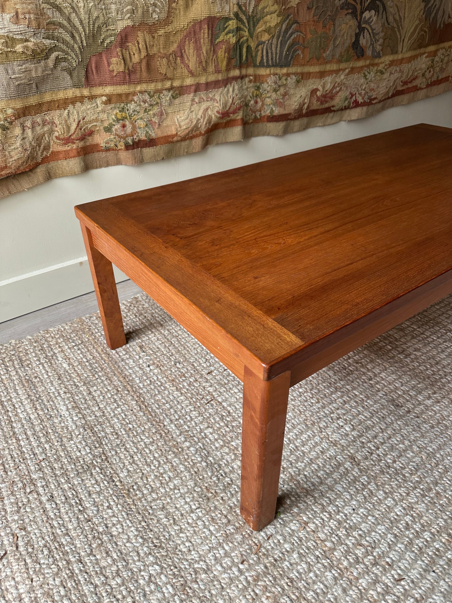 Teak coffee table
