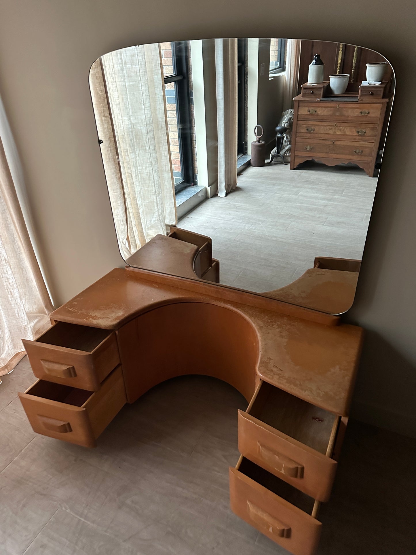 Haywood Wakefield maple vanity