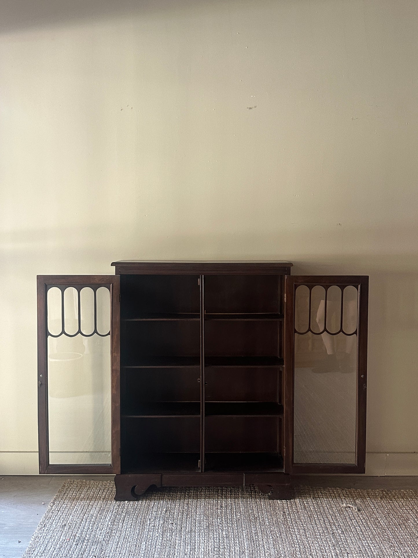 Mahogany display case