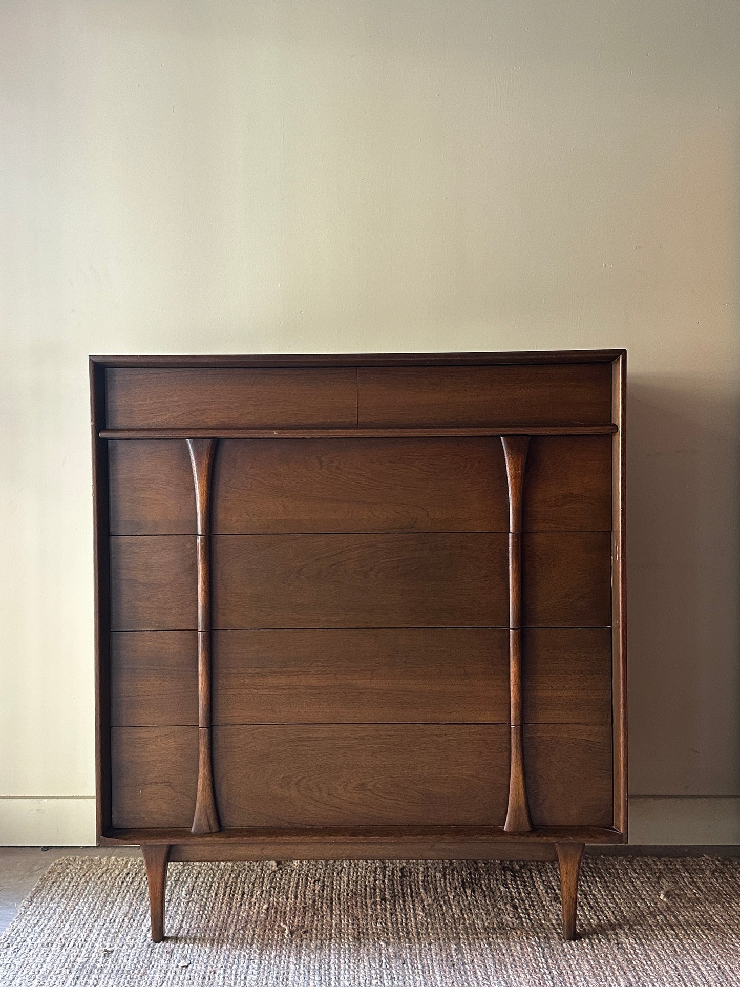 Walnut tallboy