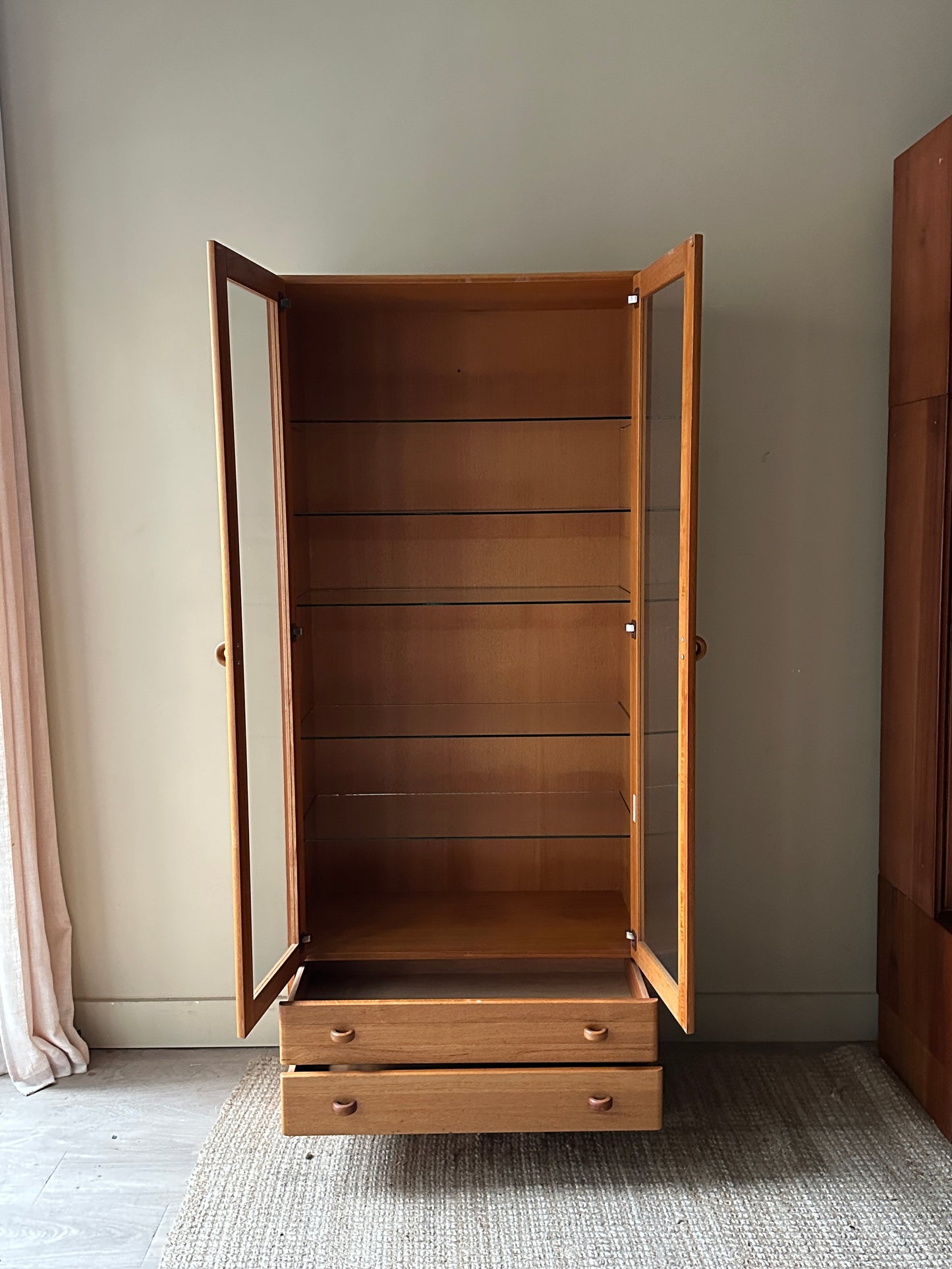 Oak display case