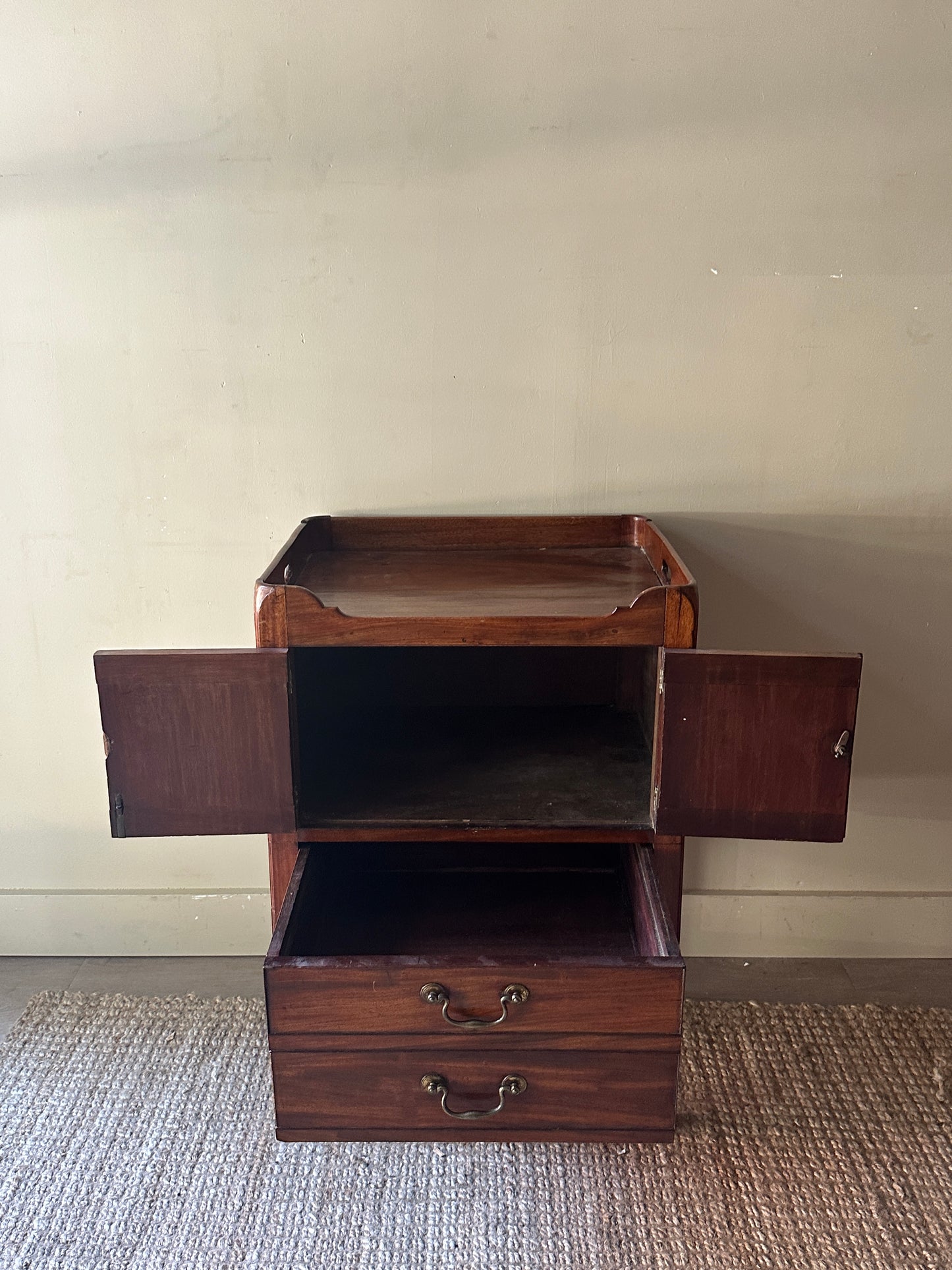 Walnut side table
