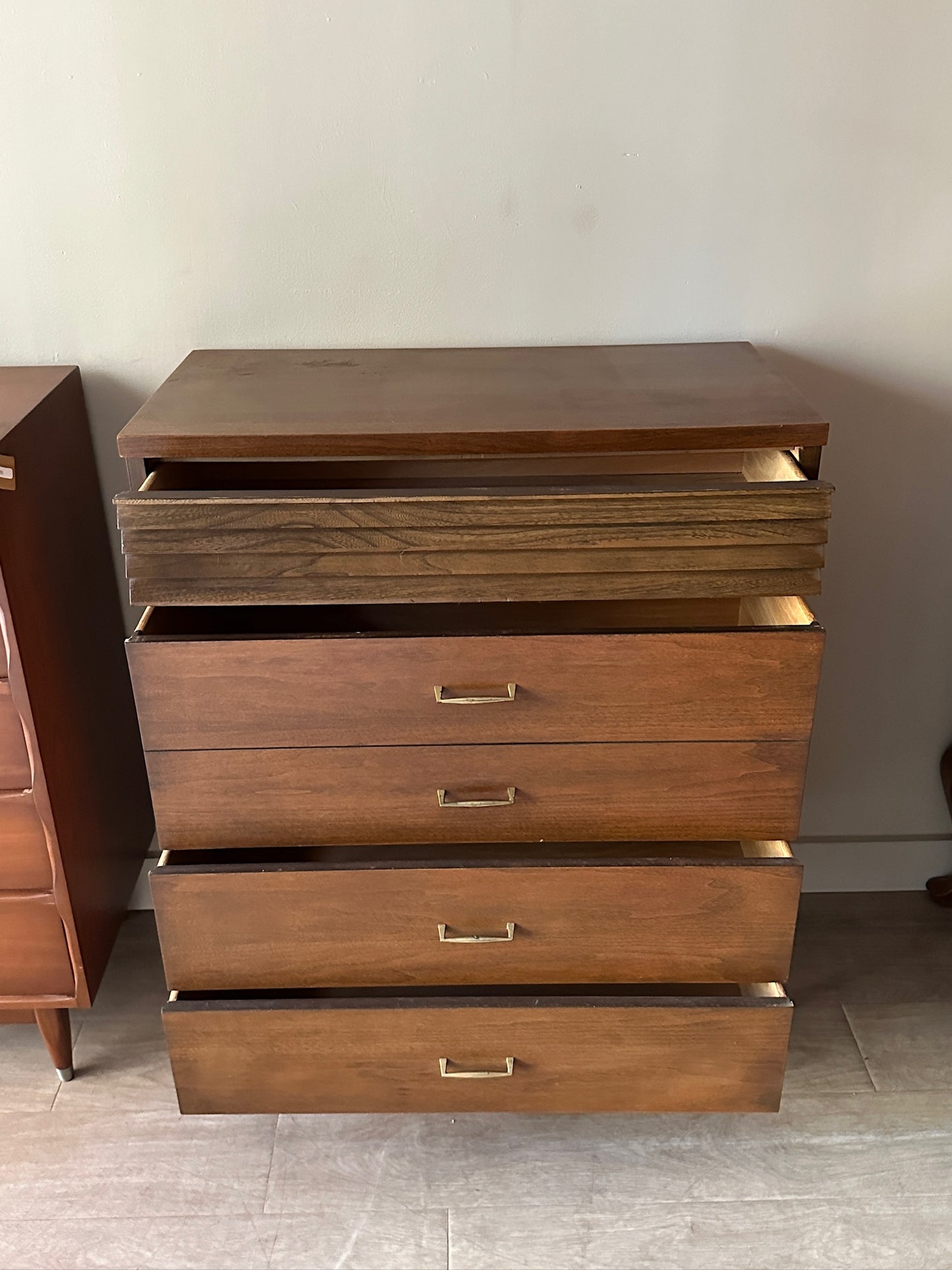 Walnut tallboy