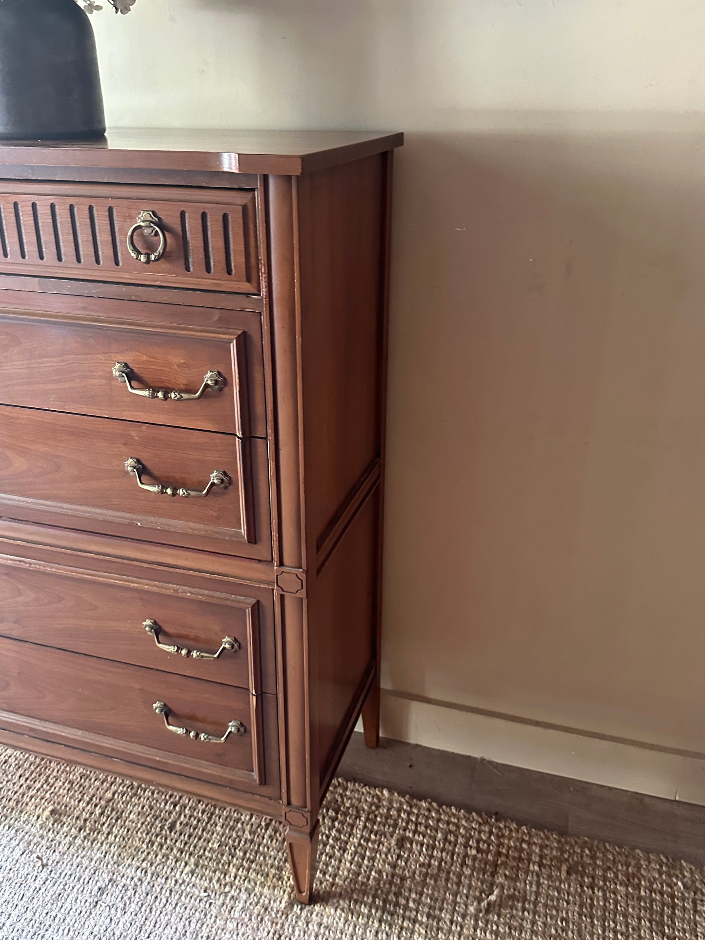 Walnut tallboy