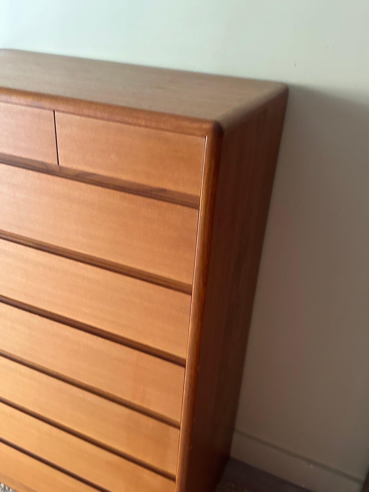 Teak tallboy