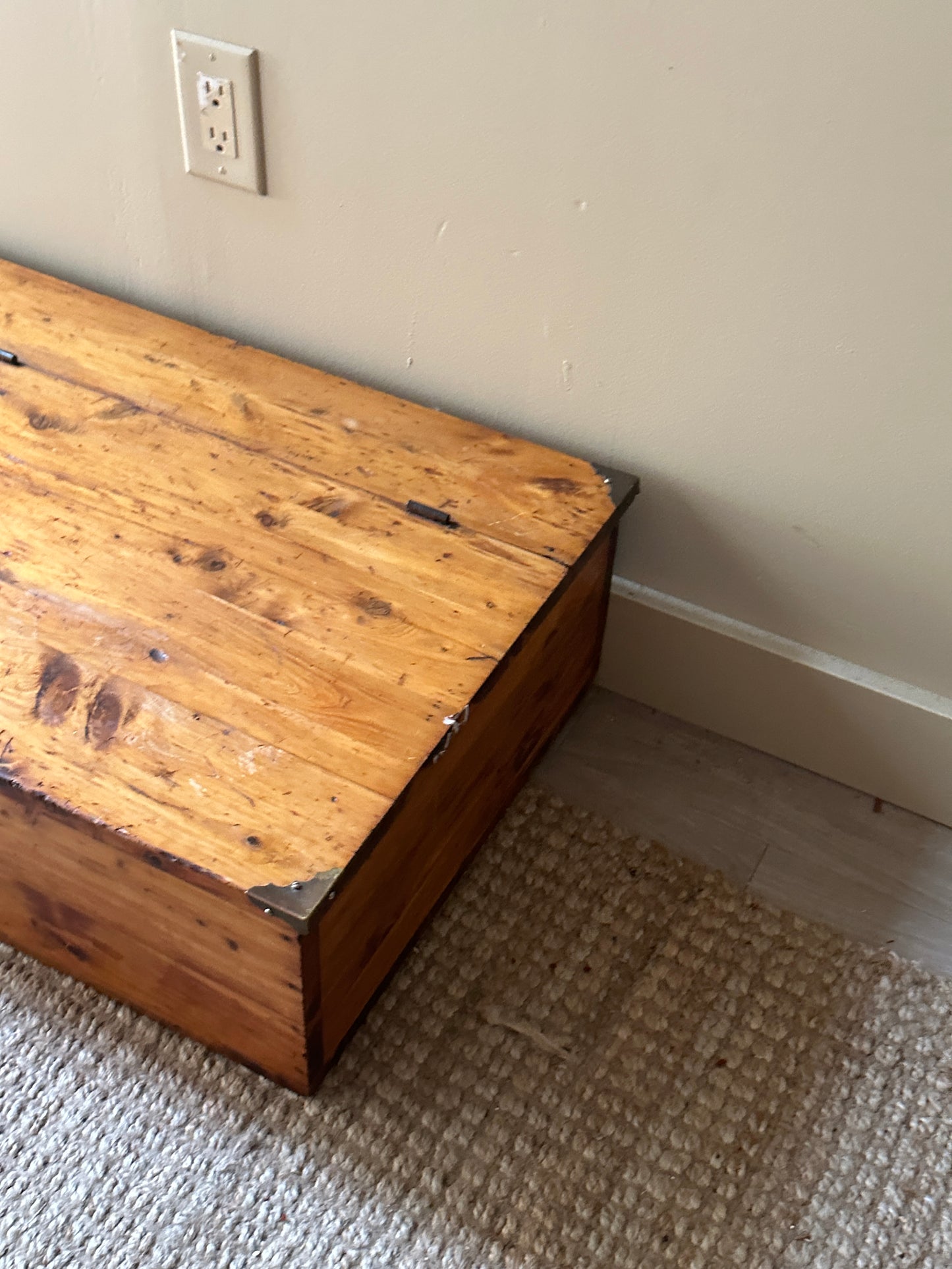 Pine and cedar low chest