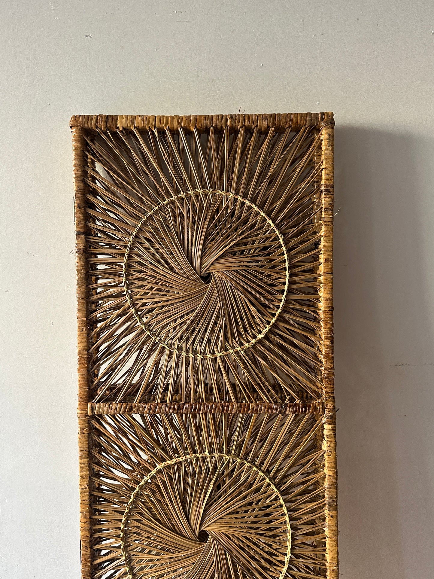 Rattan room divider