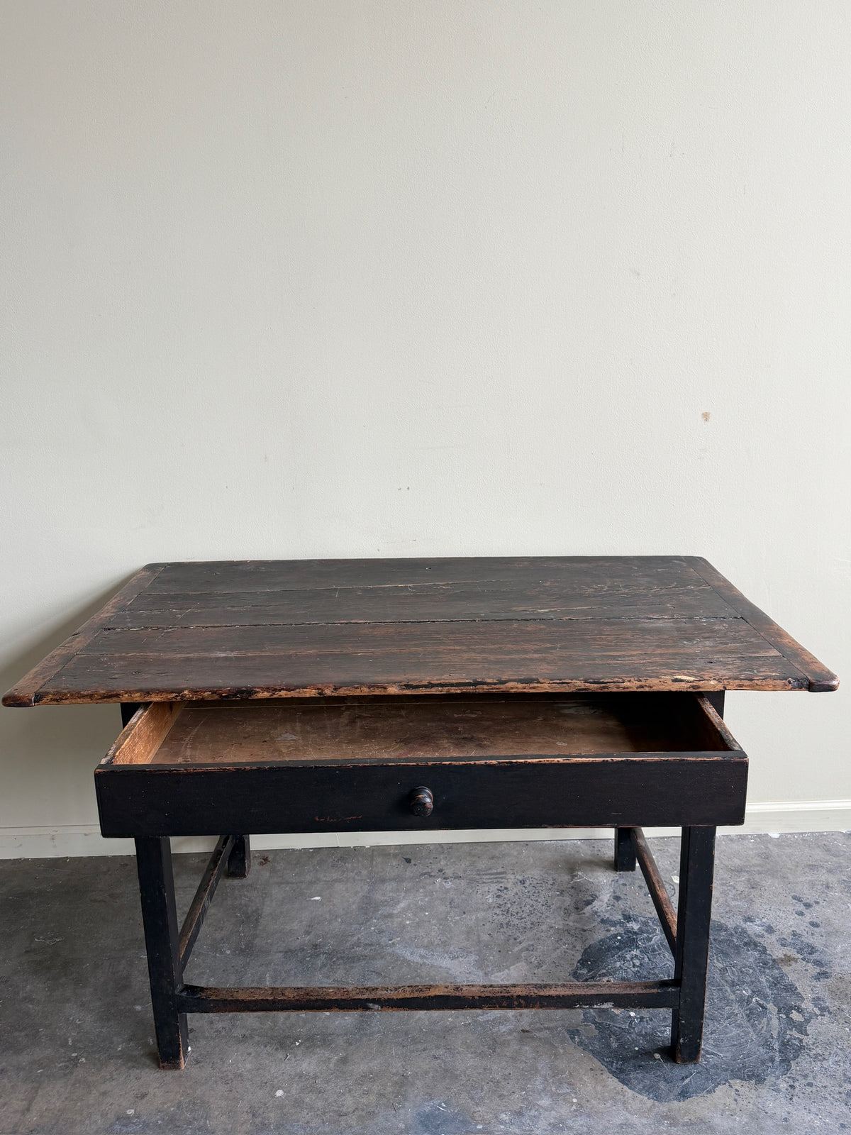Painted pine work table