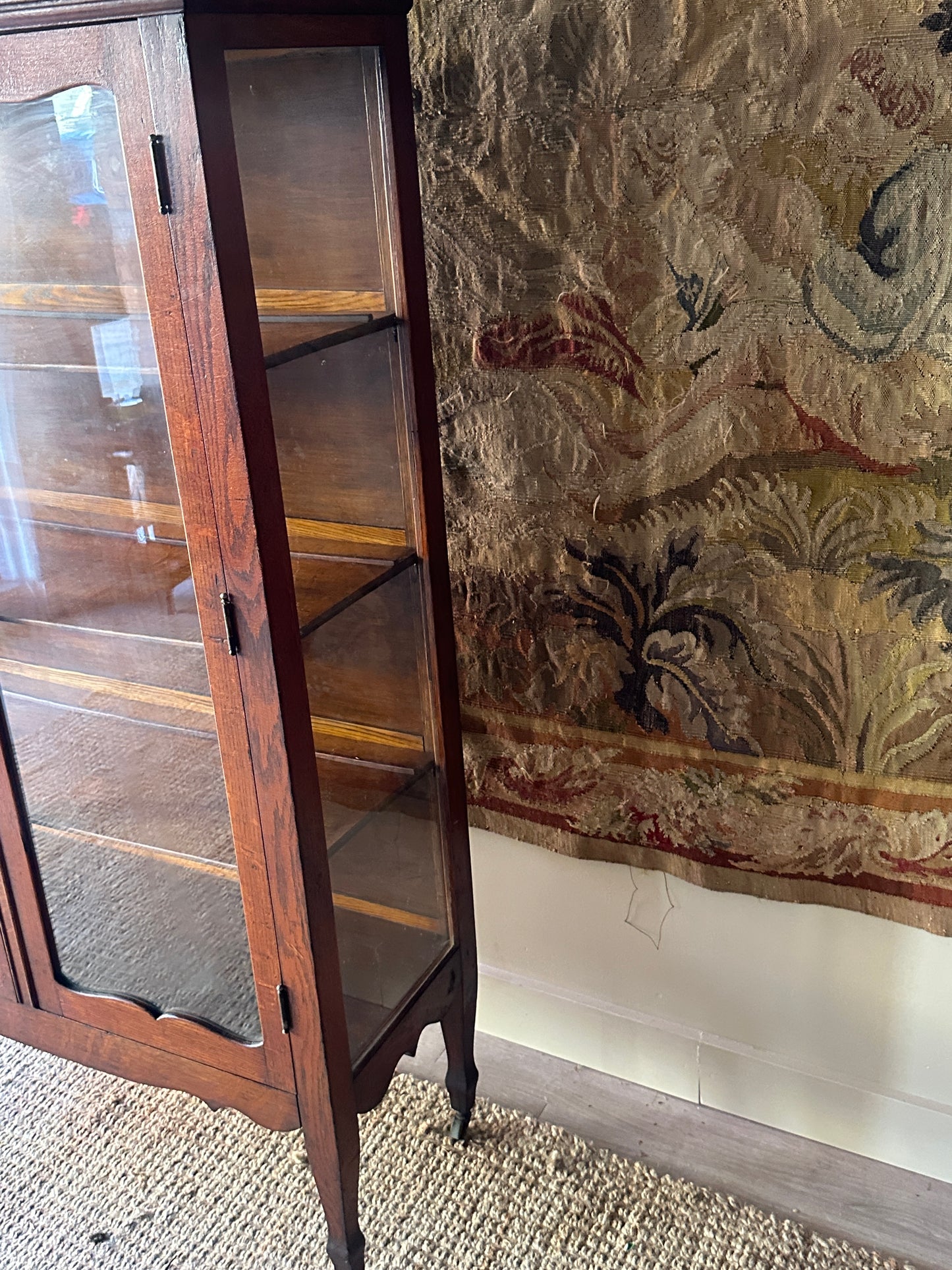 Oak display case