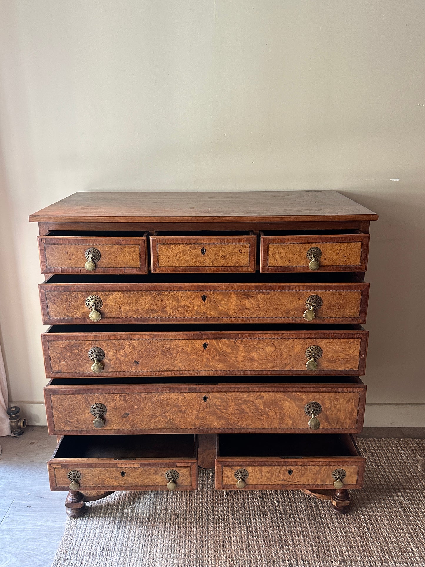 Burl dresser
