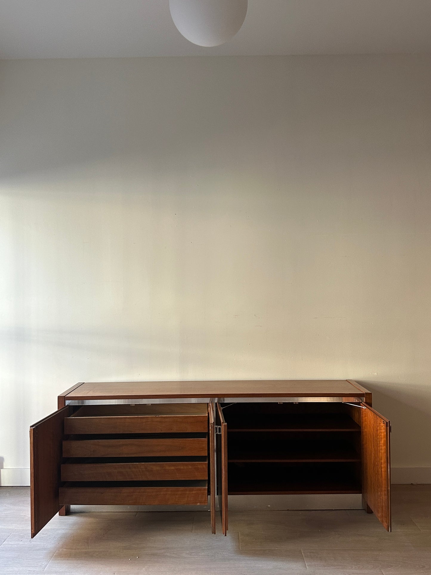 Walnut credenza