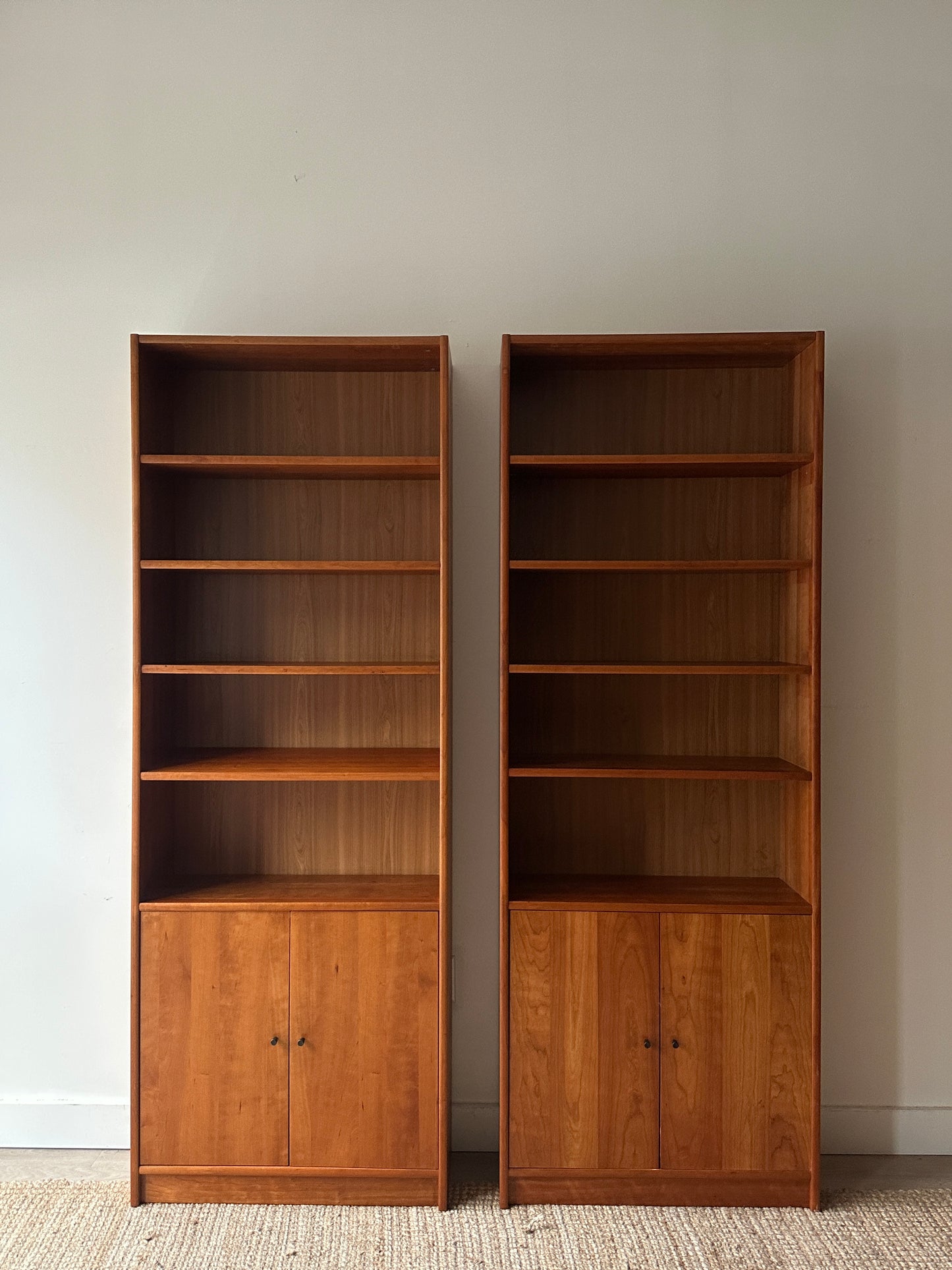 Cherry bookshelf left