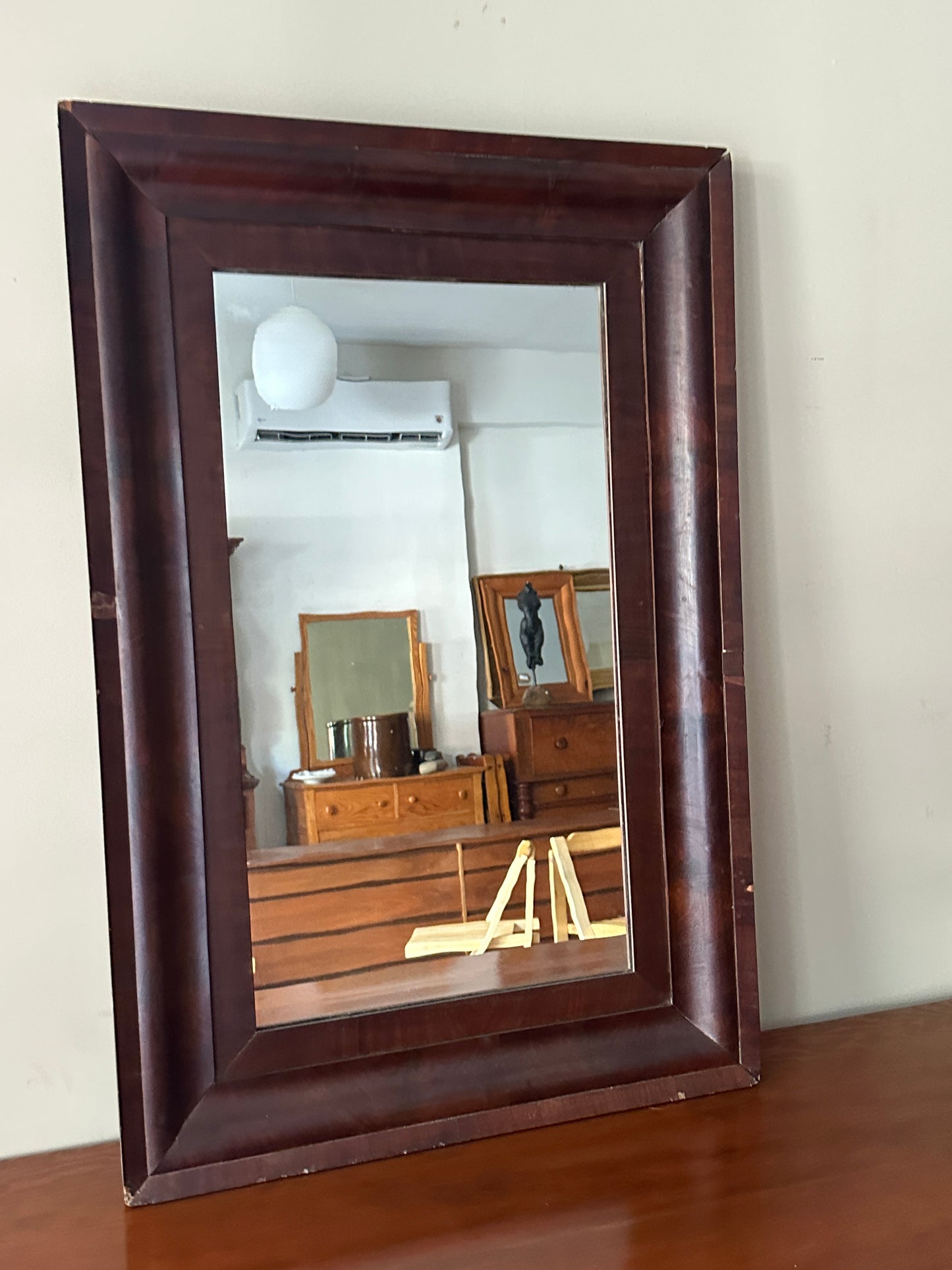 Mahogany mirror
