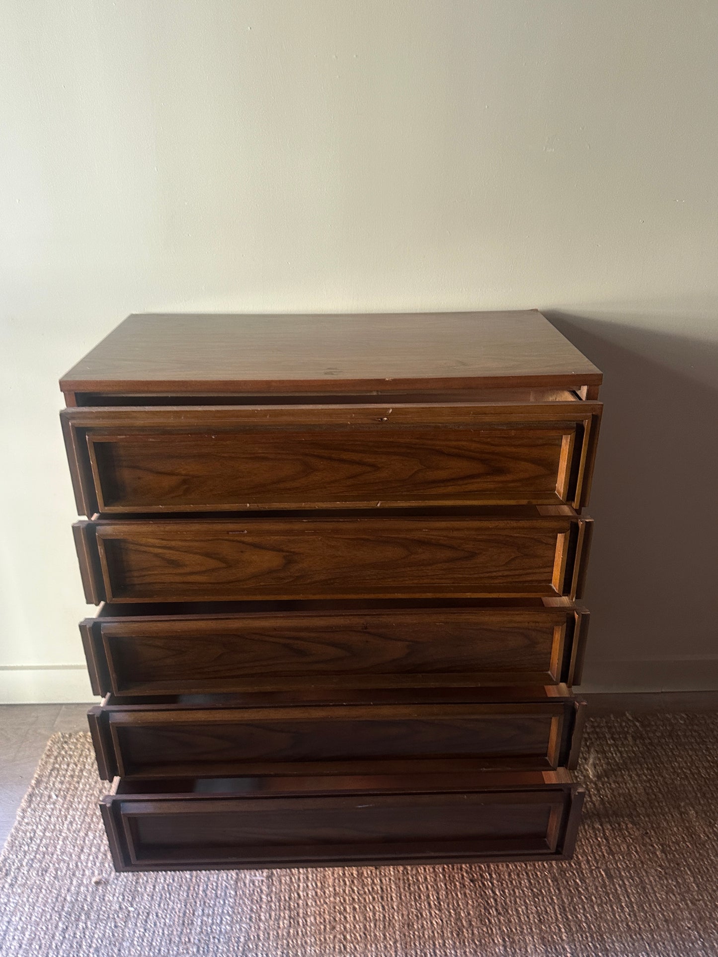 Walnut tallboy