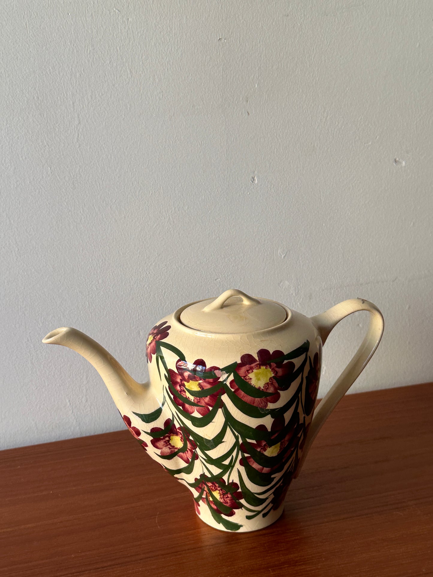 Floral teapot