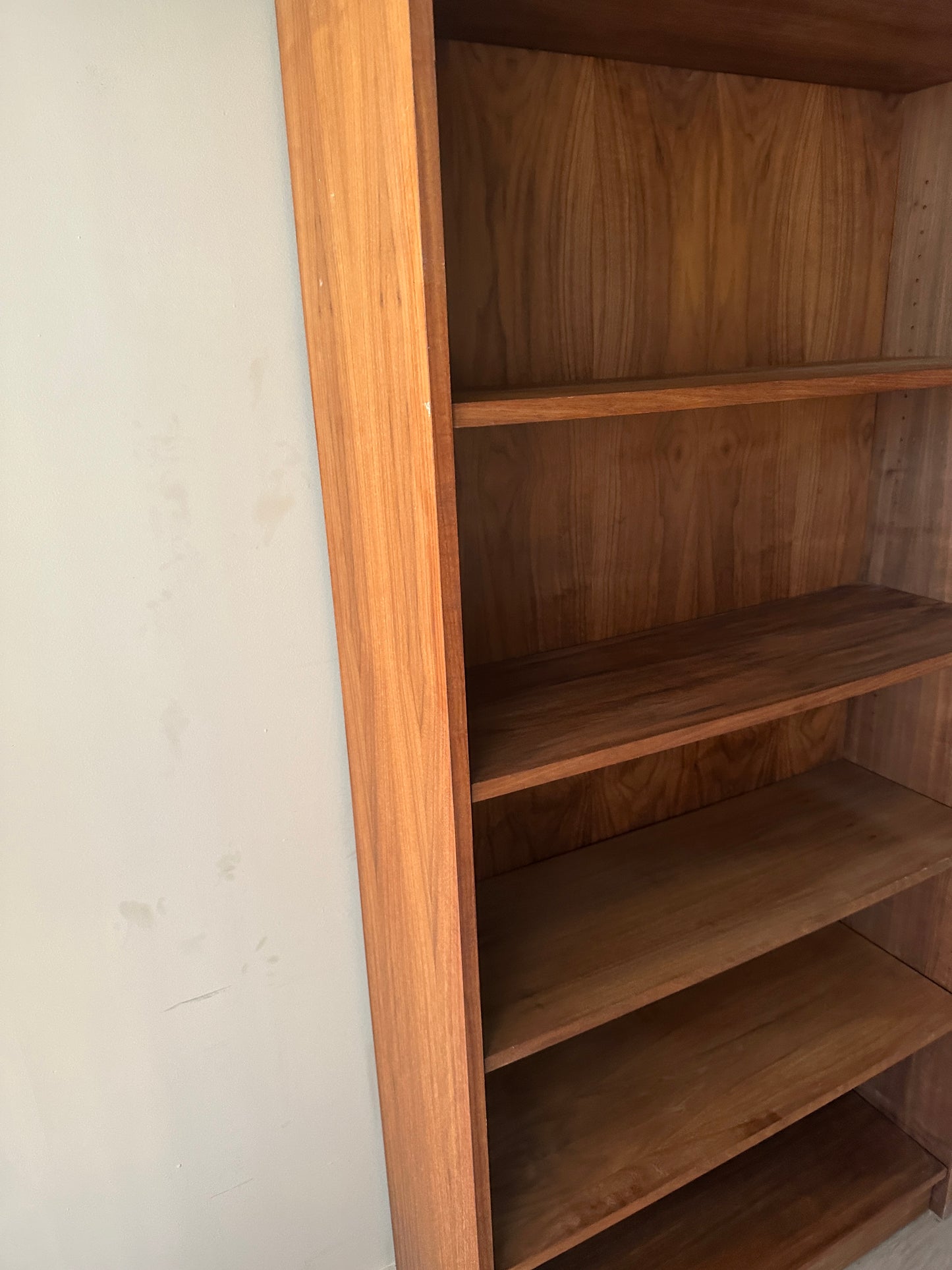 Walnut bookshelf