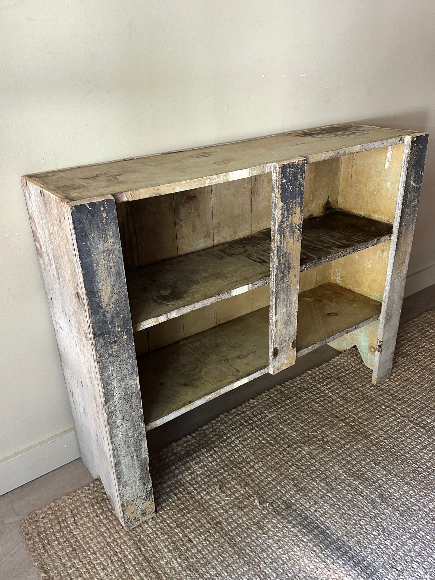 Rustic farmhouse shelves