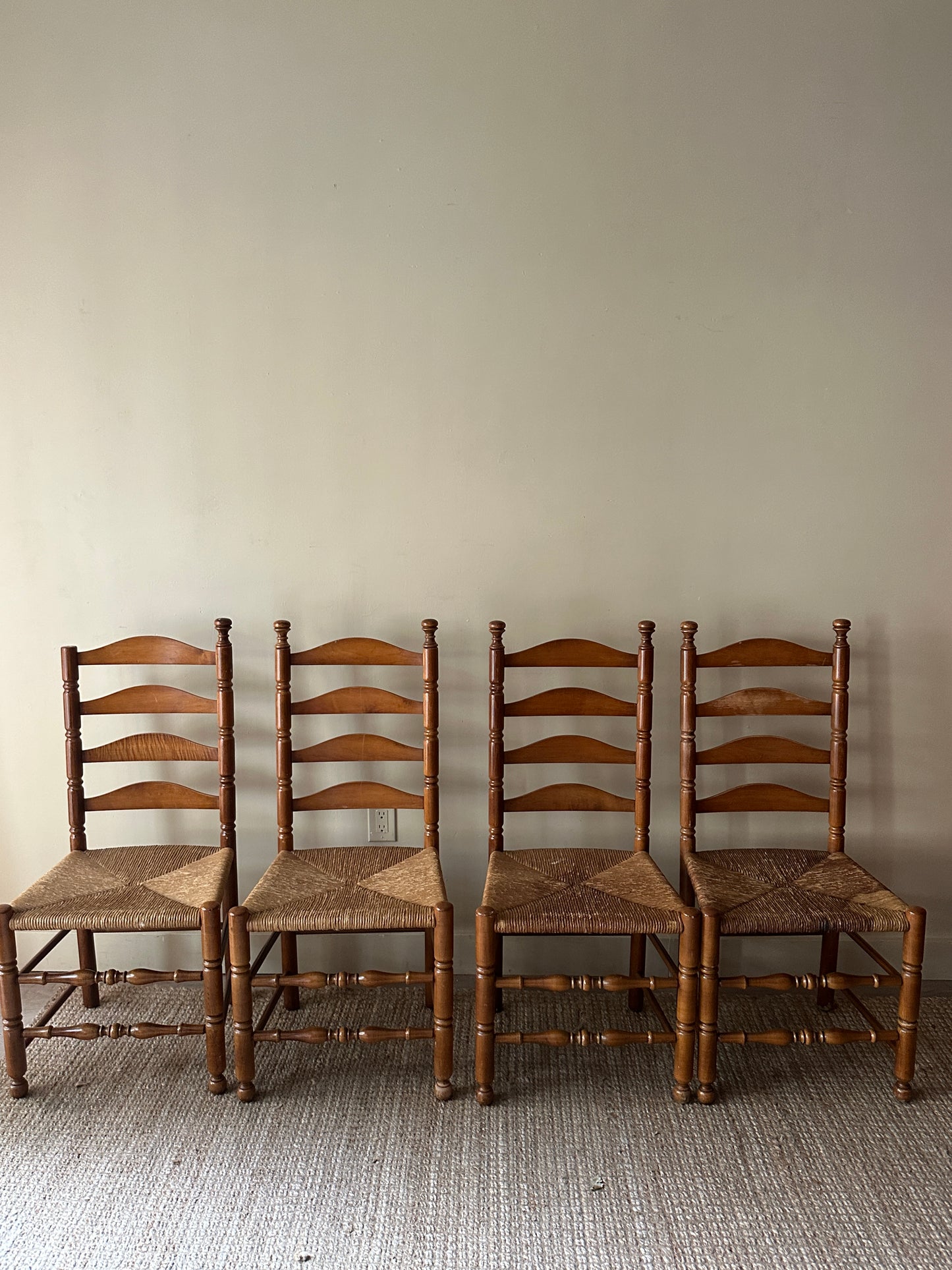 Rush dining chairs
