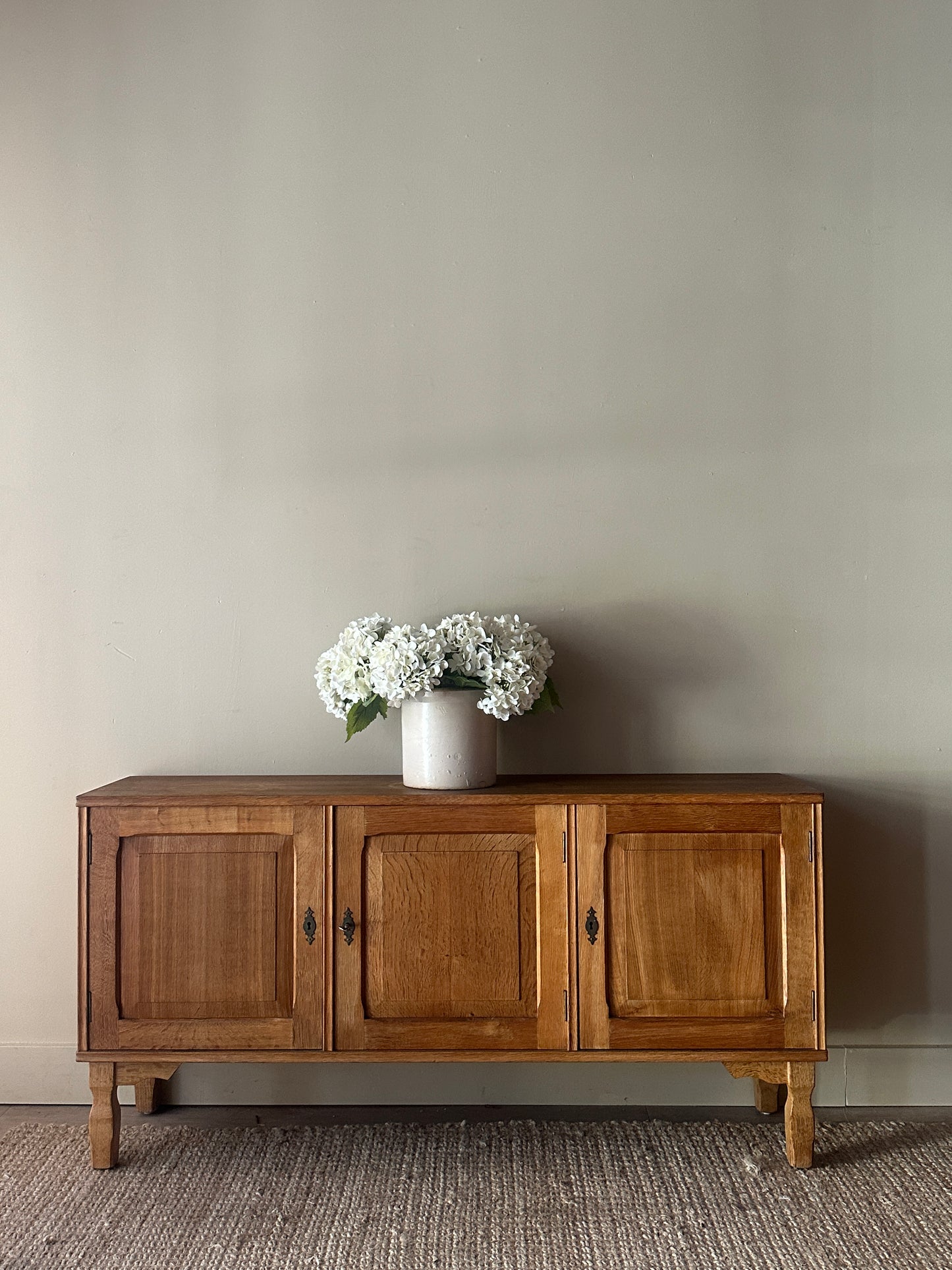 Danish oak sideboard by Henning Kjaernulf