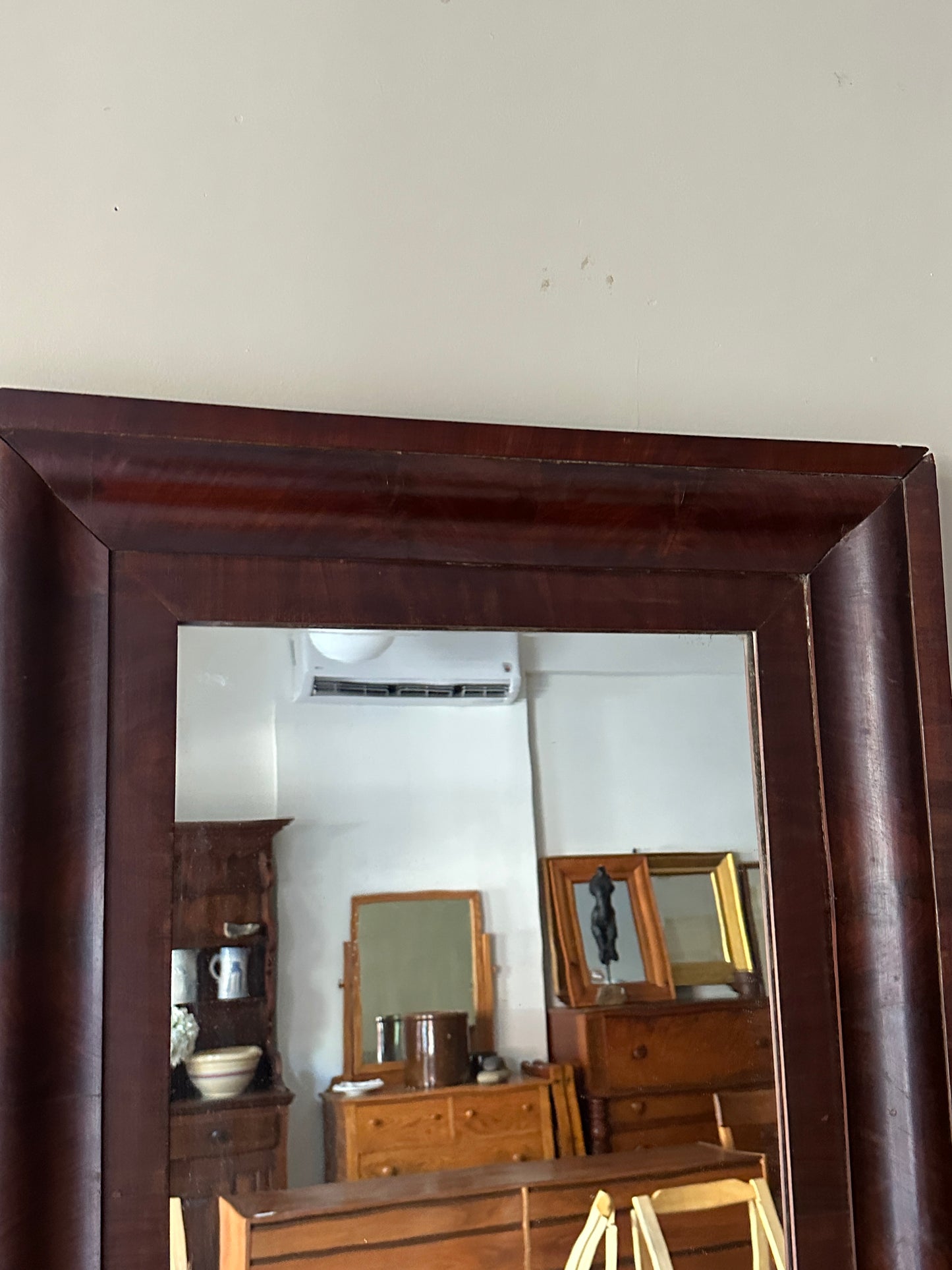 Mahogany mirror