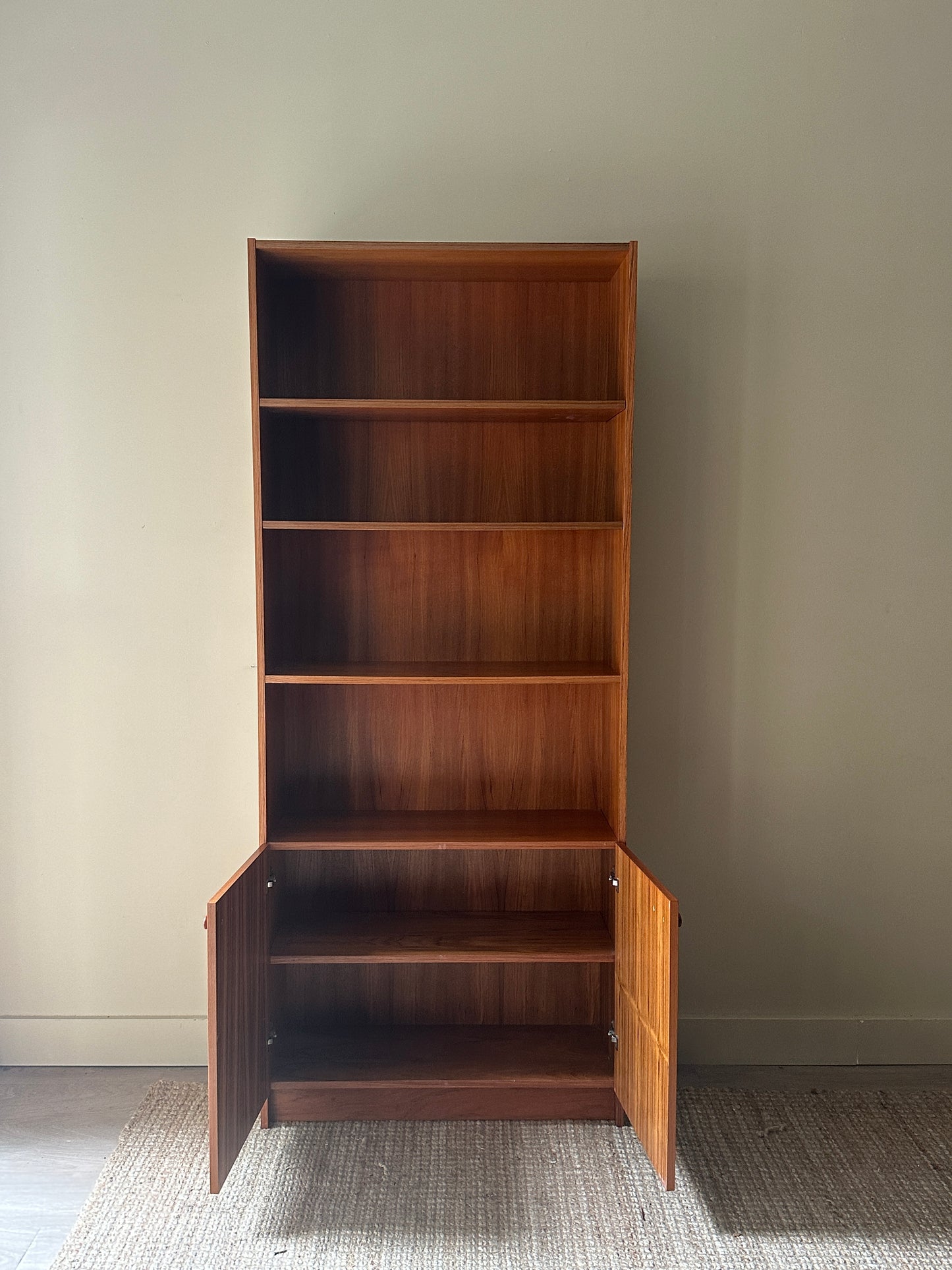 Danish teak bookshelf