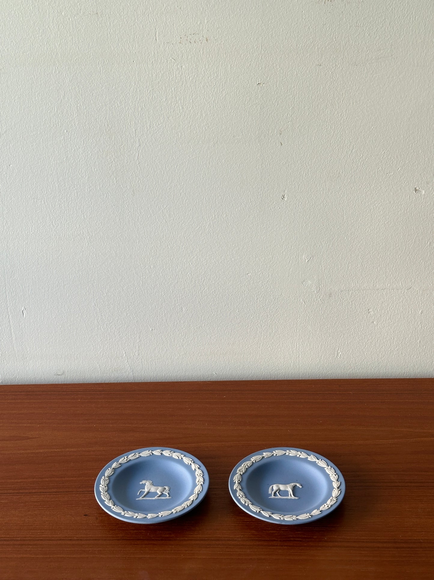 Wedgwood jasperware plates. Sold individually.