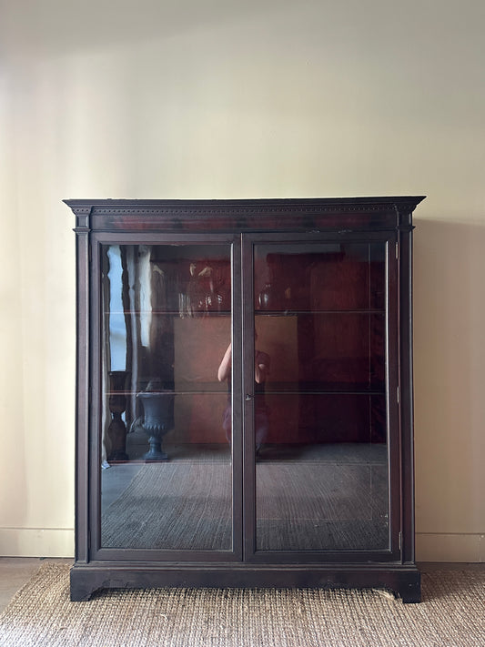 Mahogany display case