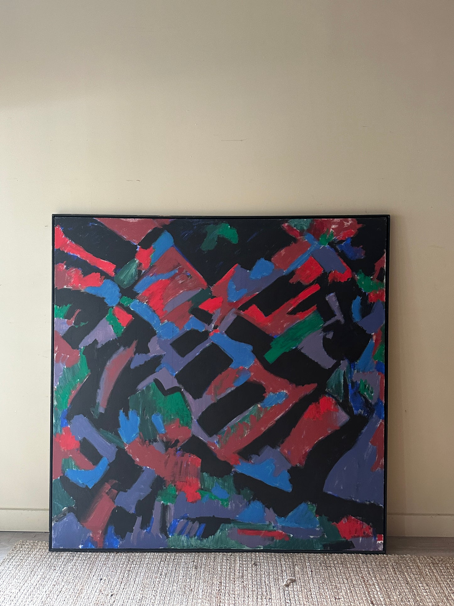 Large abstract painting