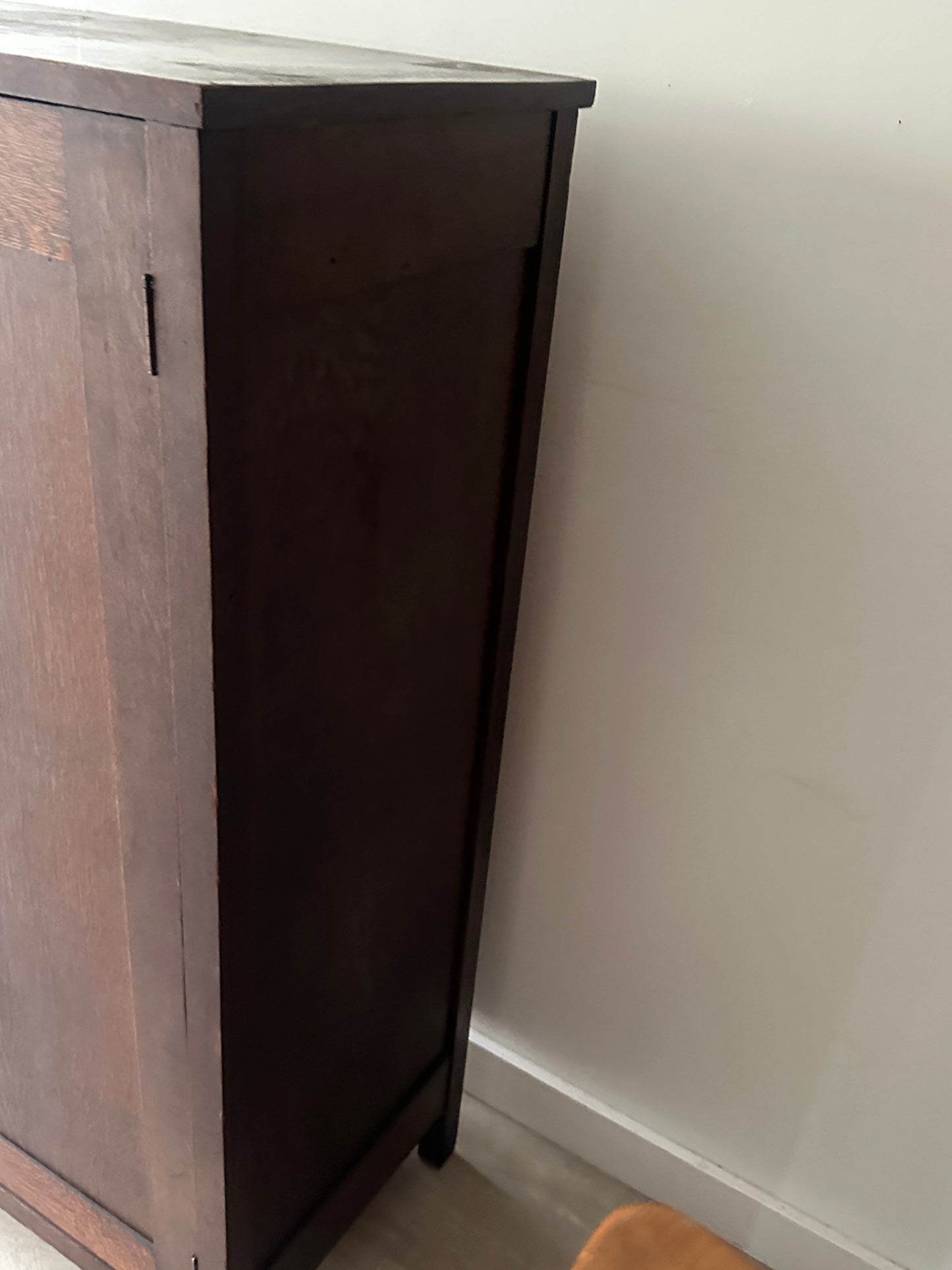 Dark oak armoire