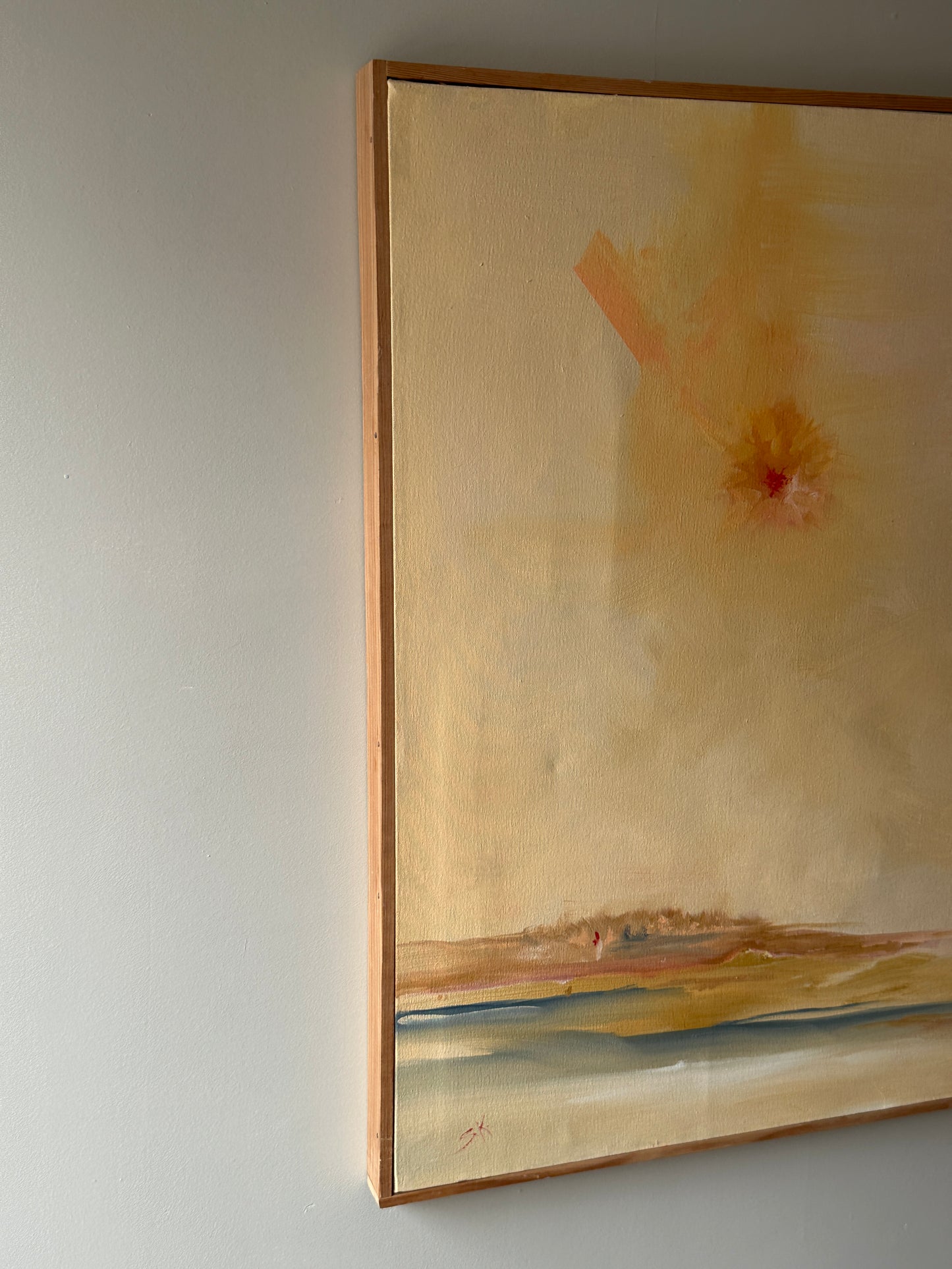 “Light Source” painting by S. Klein