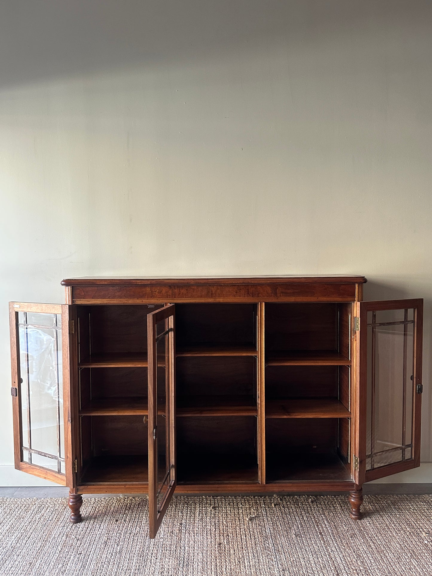 Walnut bookcase