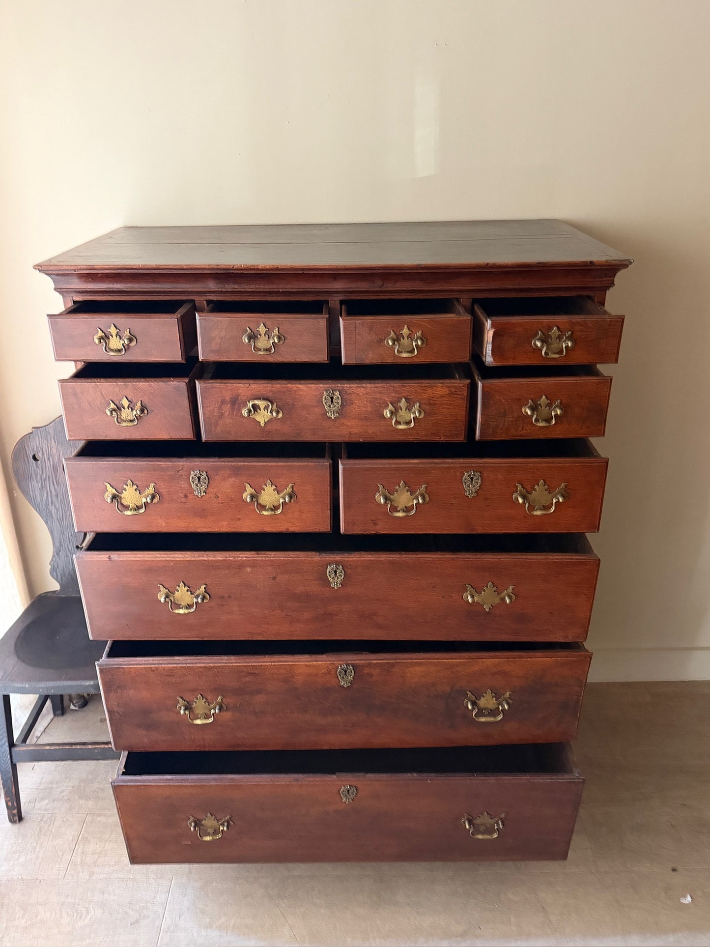 XL Pennsylvania Queen Anne walnut dresser